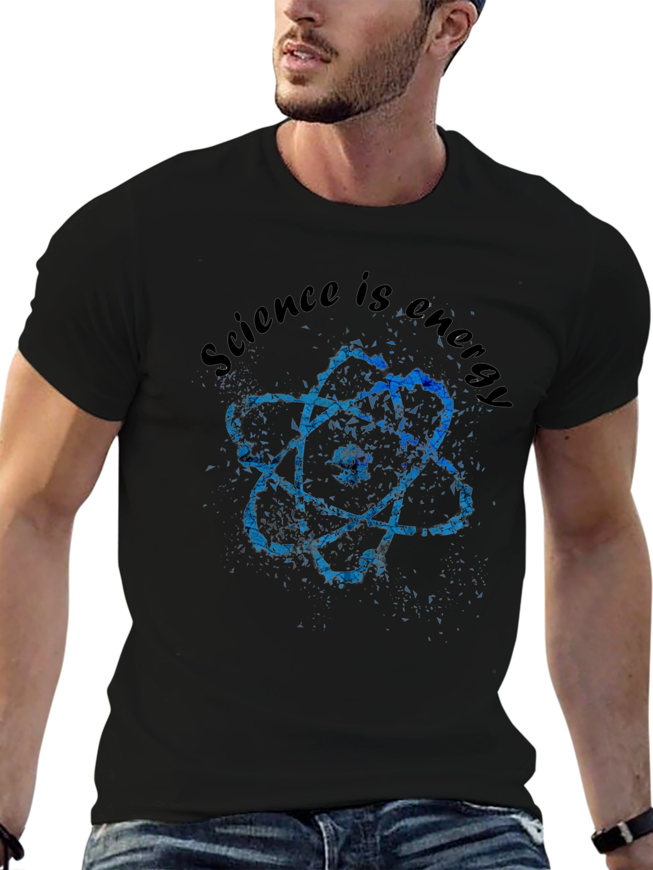 Science is Energy Graphic Tee - Black