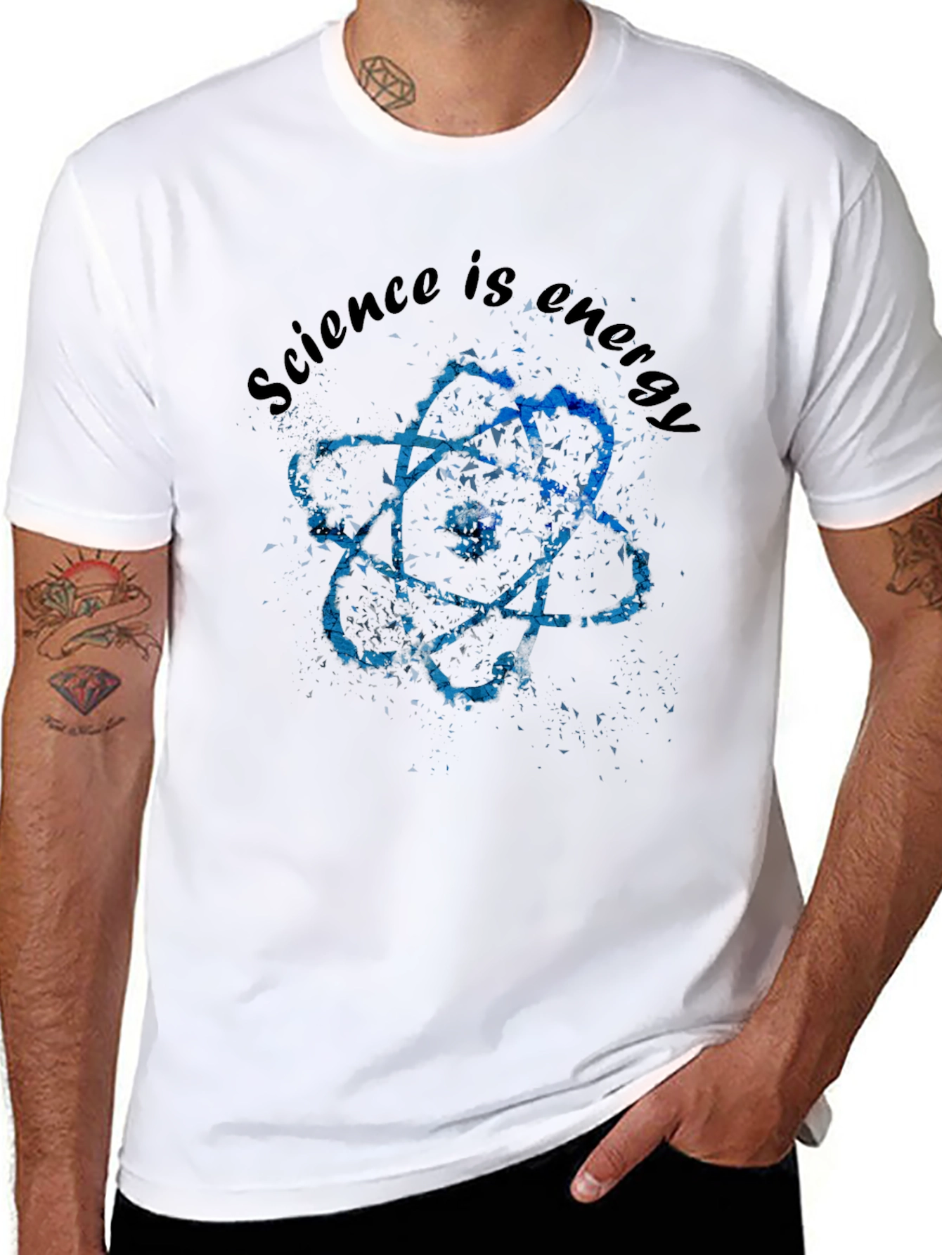 Science is Energy Graphic Tee - Black