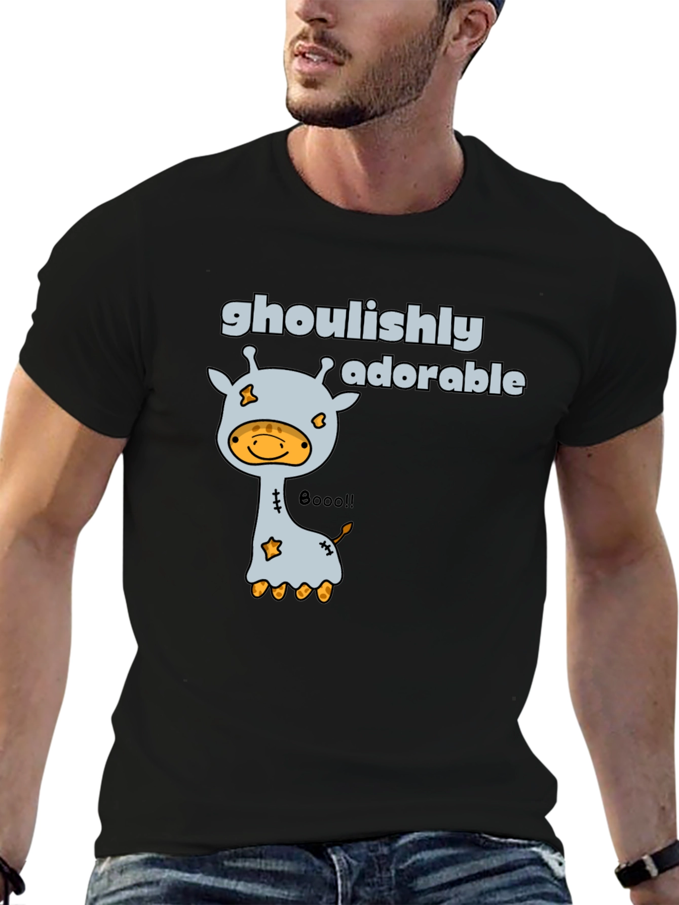 Ghoul Giraffe Graphic Tee