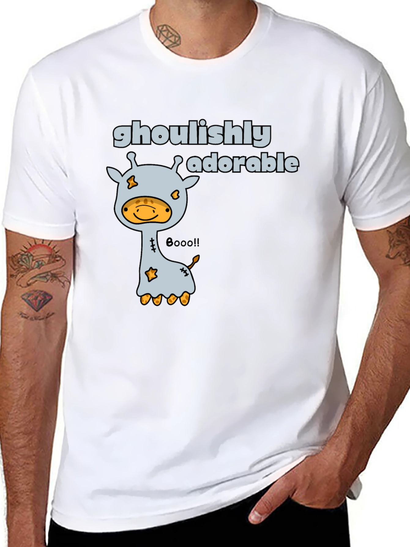Ghoul Giraffe Graphic Tee