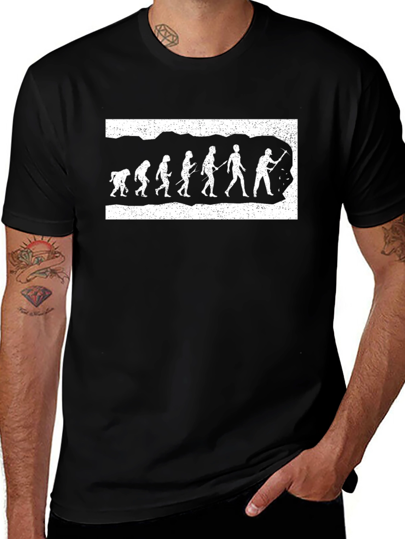 Evolution of Miner Funny T-Shirt