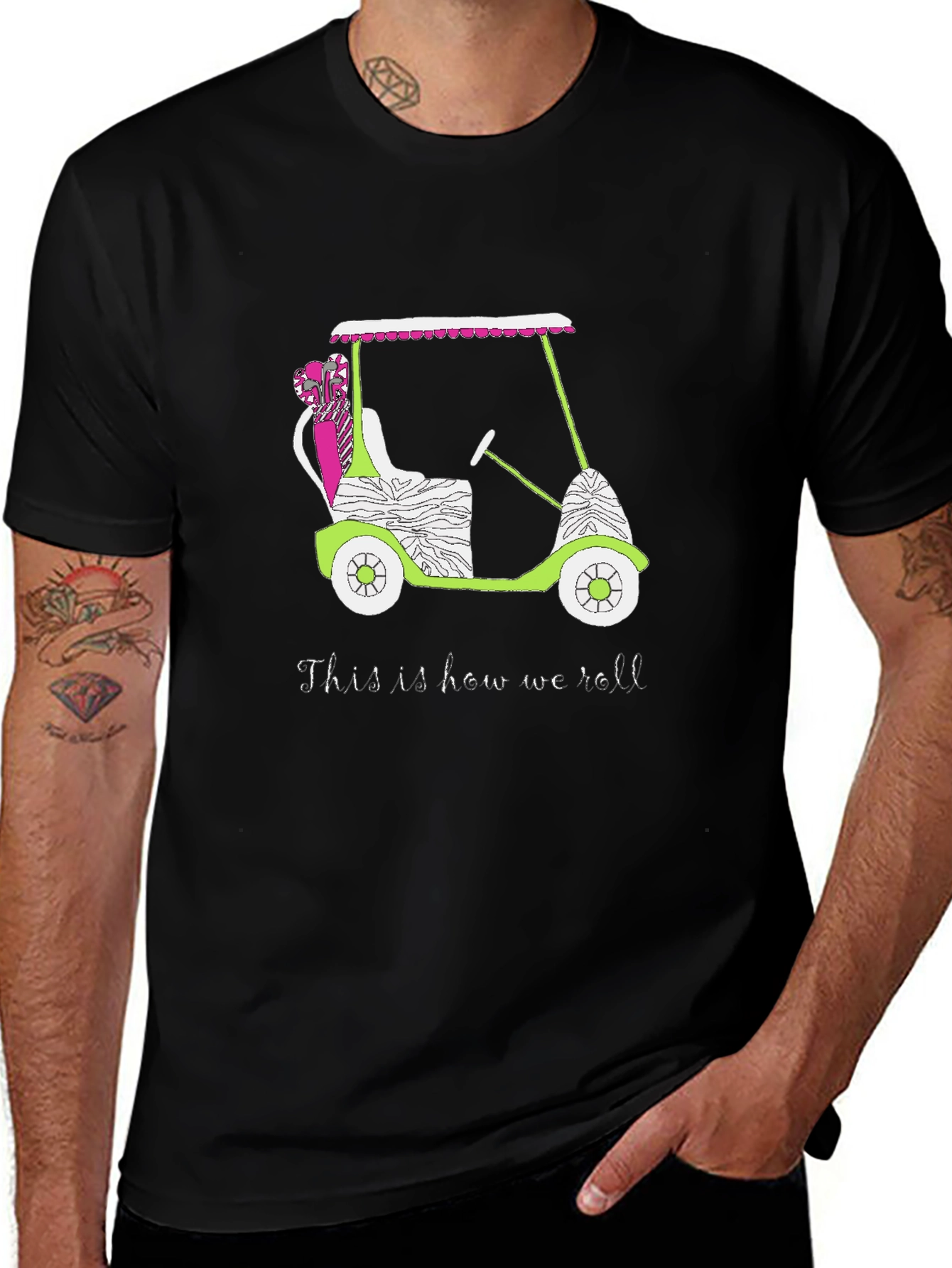 Golf Cart T-Shirt - This is How We Roll