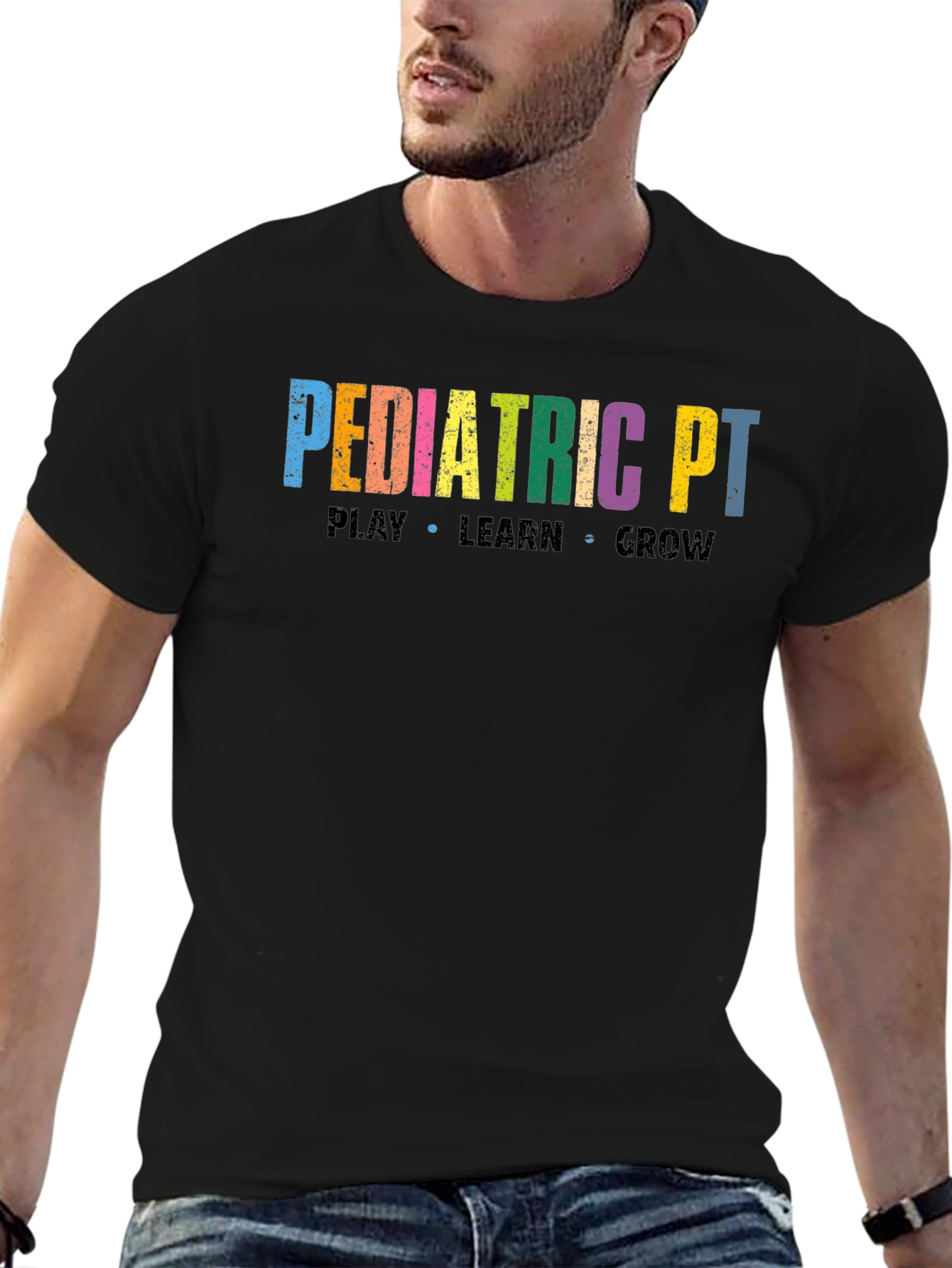 Pediatric PT T-Shirt: Play Learn Grow