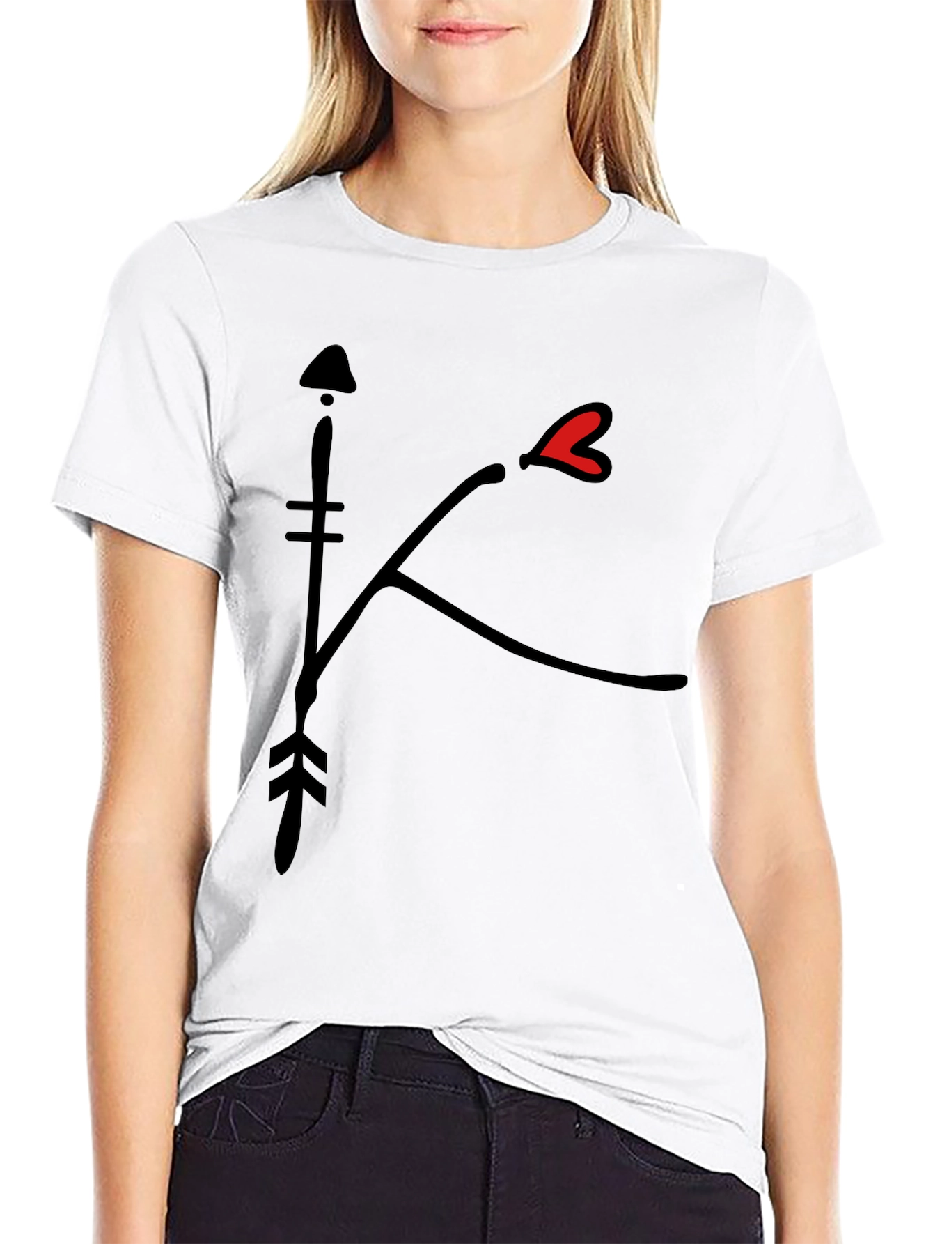 Arrow Heart T-Shirt - Cupids Love Tee