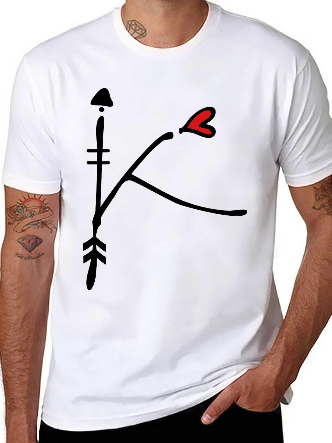 Arrow Heart T-Shirt - Cupids Love Tee