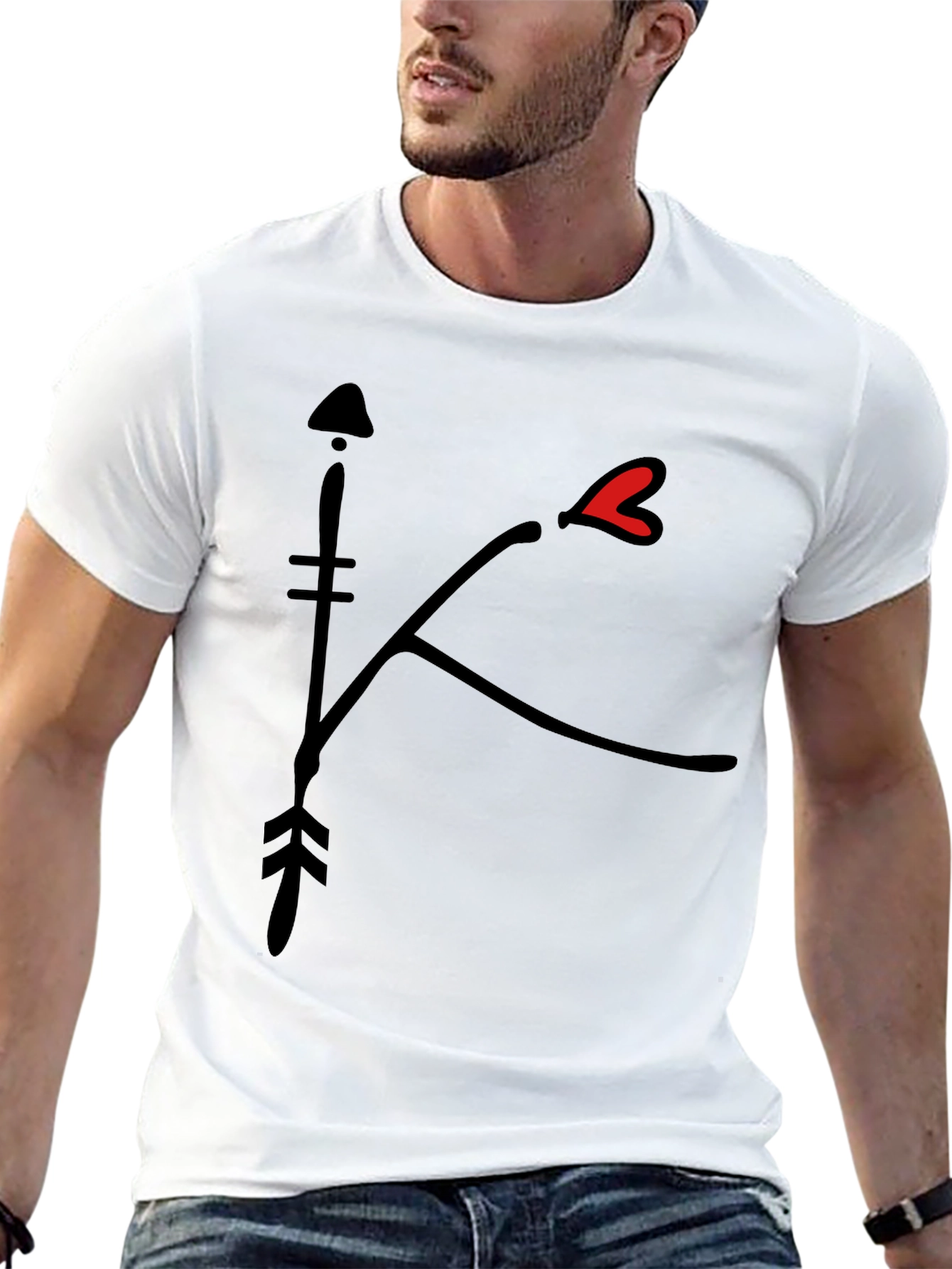 Arrow Heart T-Shirt - Cupids Love Tee