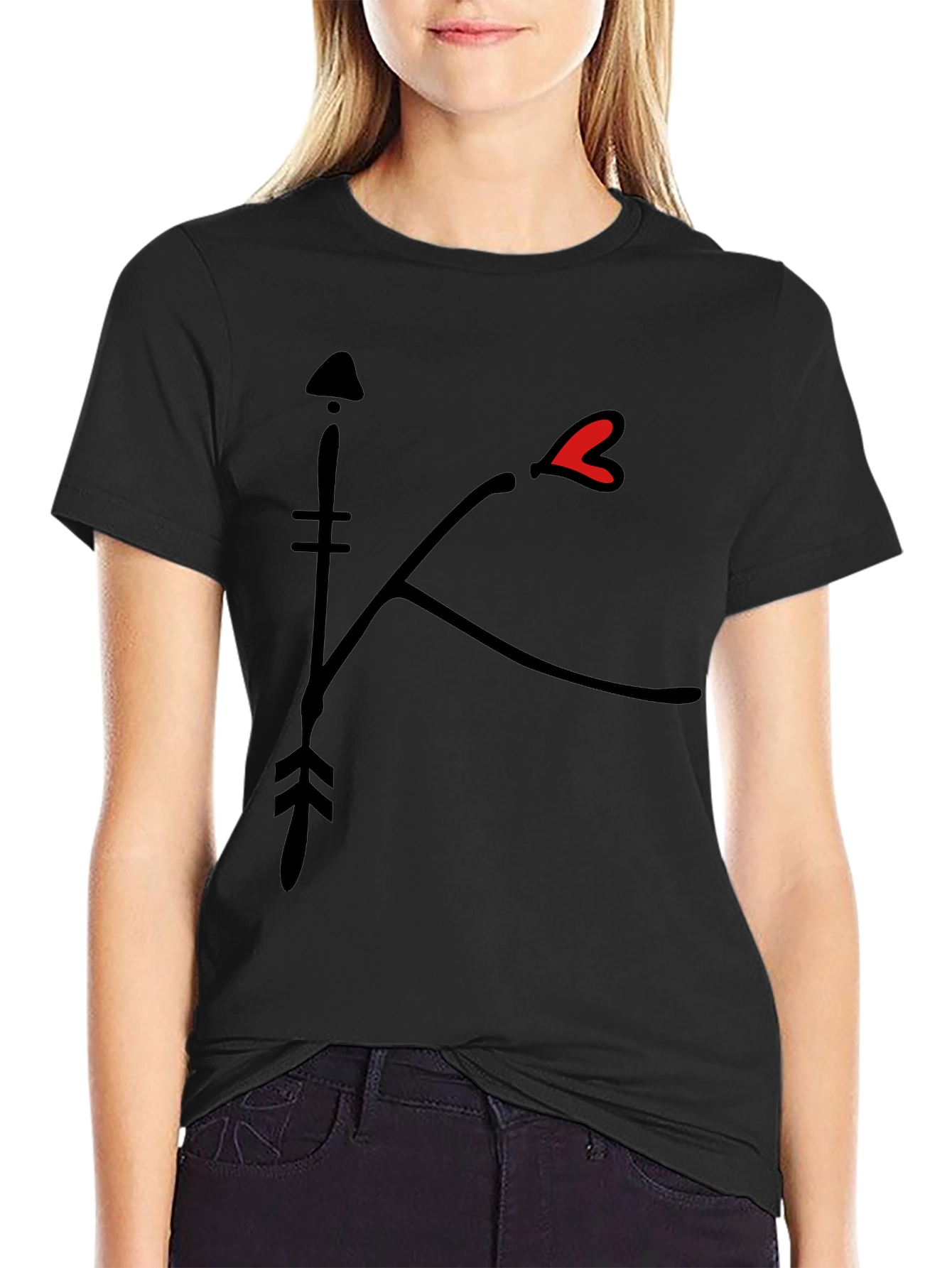 Arrow Heart T-Shirt - Cupids Love Tee