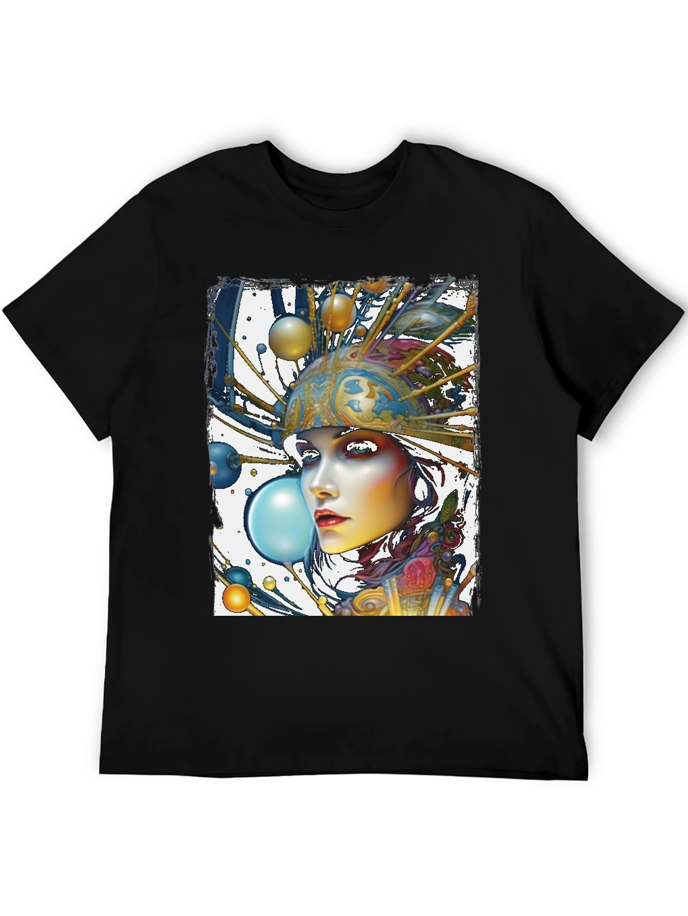 Artsy Woman Graphic Tee - Unique Style