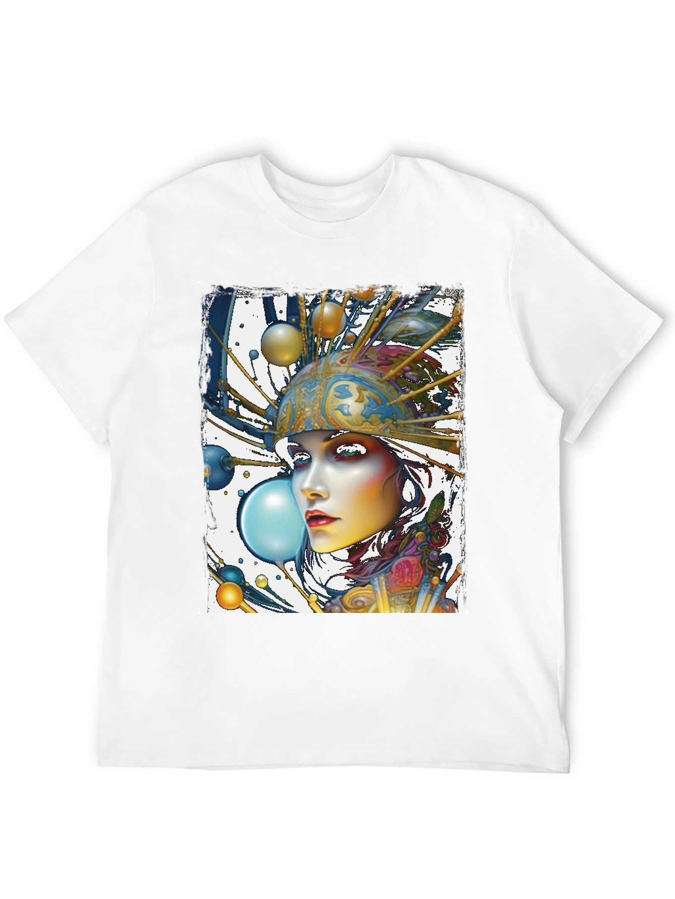 Artsy Woman Graphic Tee - Unique Style