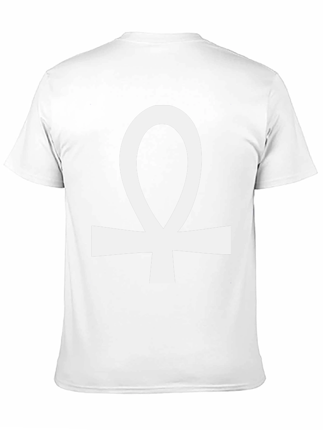 Ankh Symbol Graphic Tee - Black