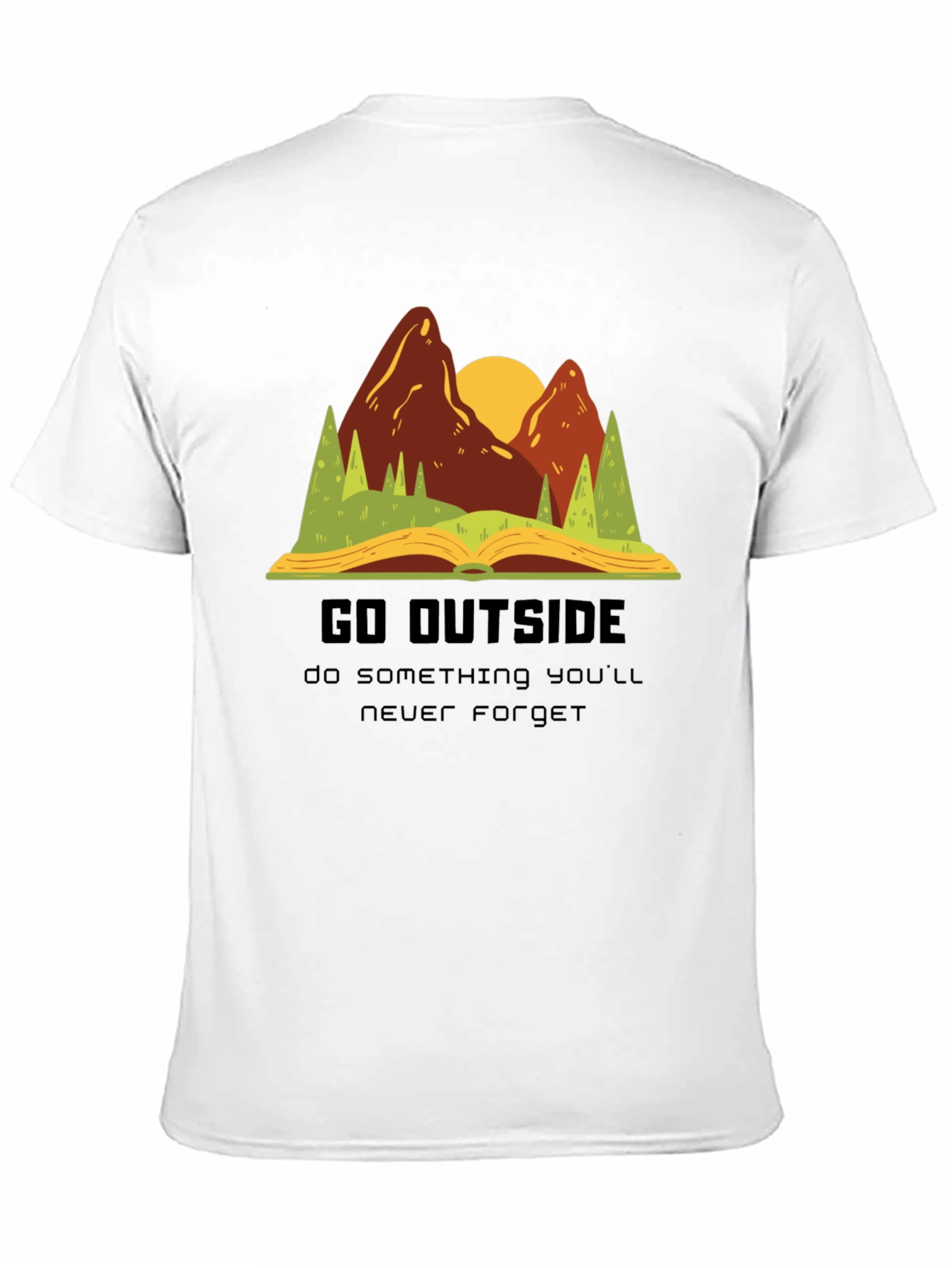 Go Outside T-Shirt - Nature Inspired Graphic Tee