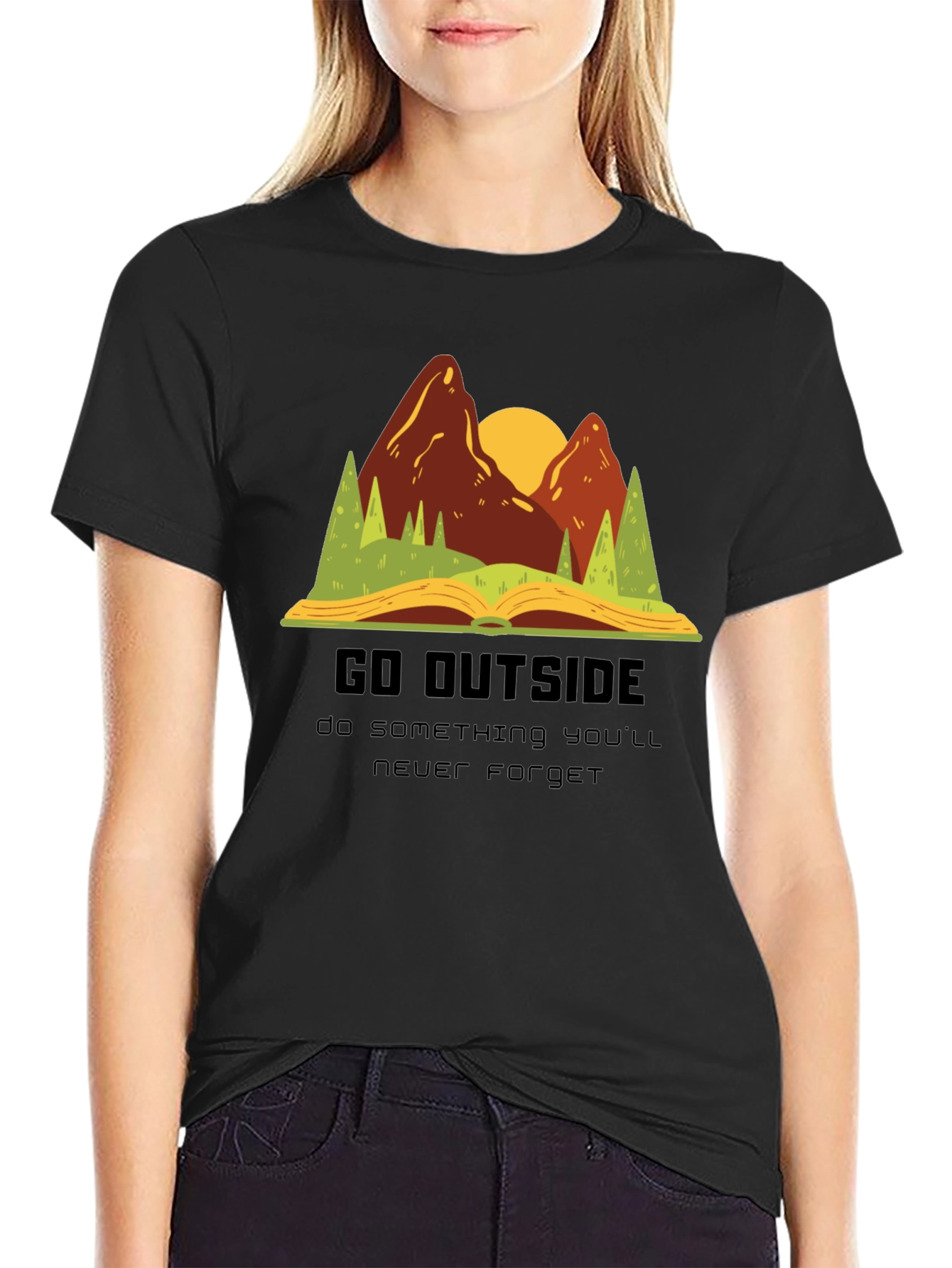 Go Outside T-Shirt - Nature Inspired Graphic Tee