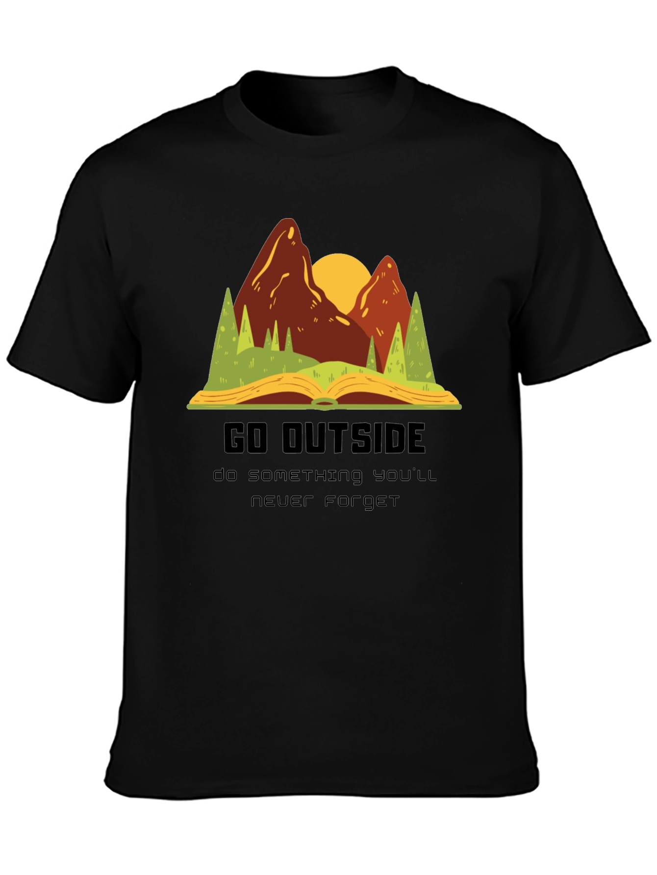 Go Outside T-Shirt - Nature Inspired Graphic Tee