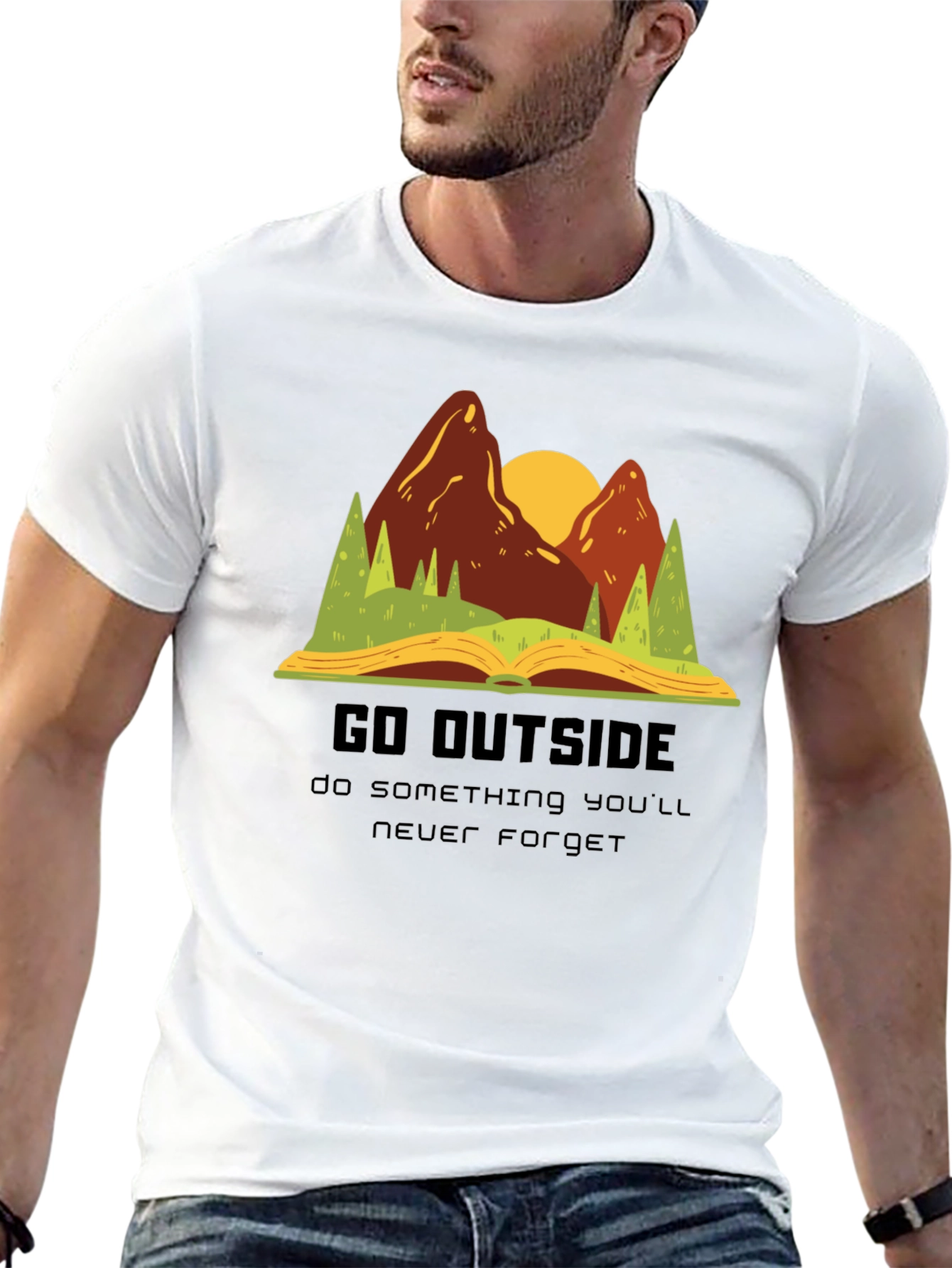 Go Outside T-Shirt - Nature Inspired Graphic Tee