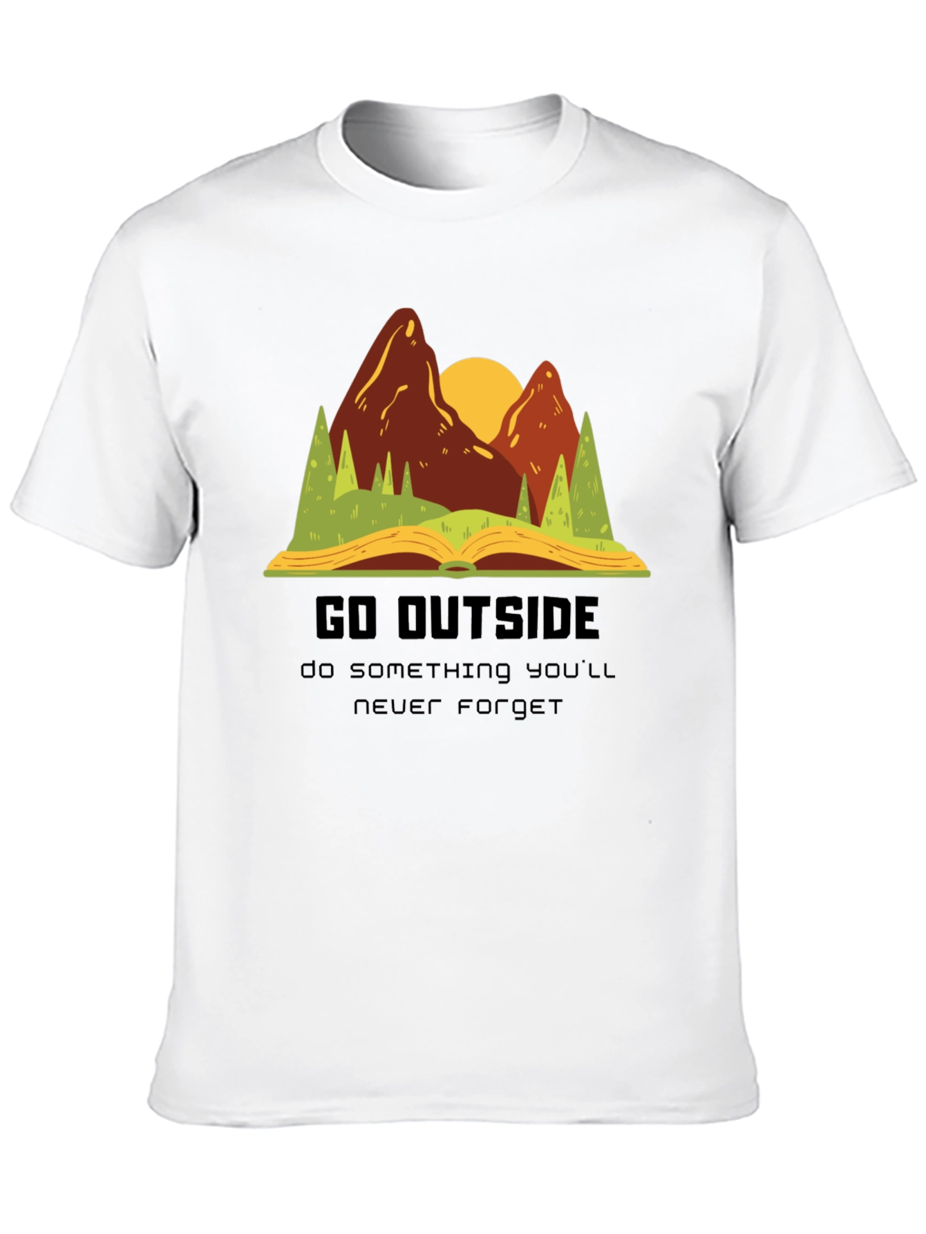 Go Outside T-Shirt - Nature Inspired Graphic Tee