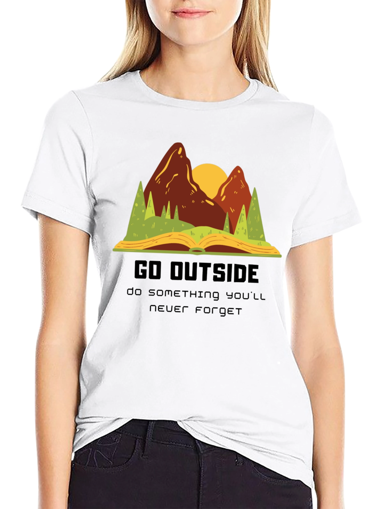 Go Outside T-Shirt - Nature Inspired Graphic Tee
