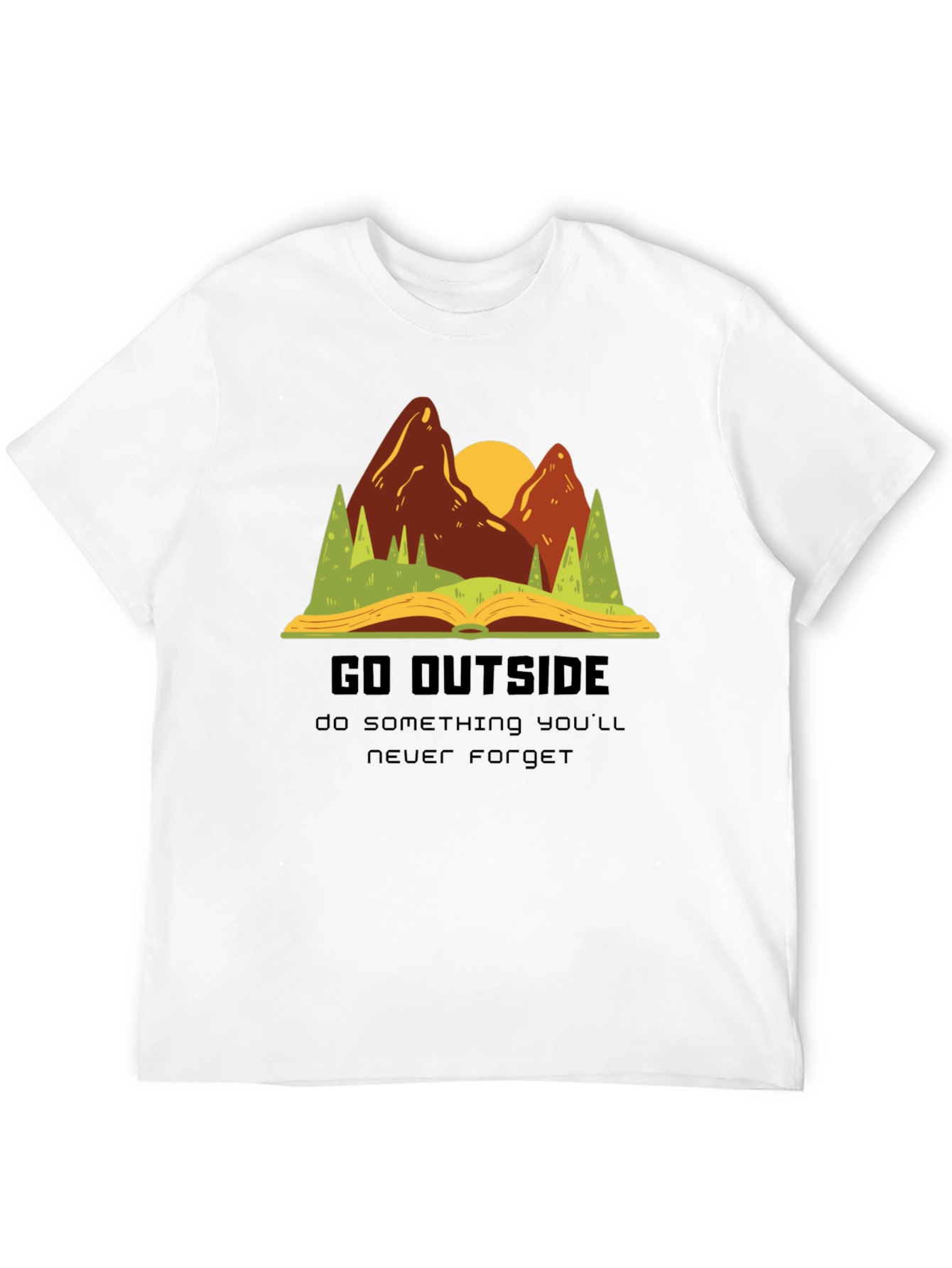 Go Outside T-Shirt - Nature Inspired Graphic Tee