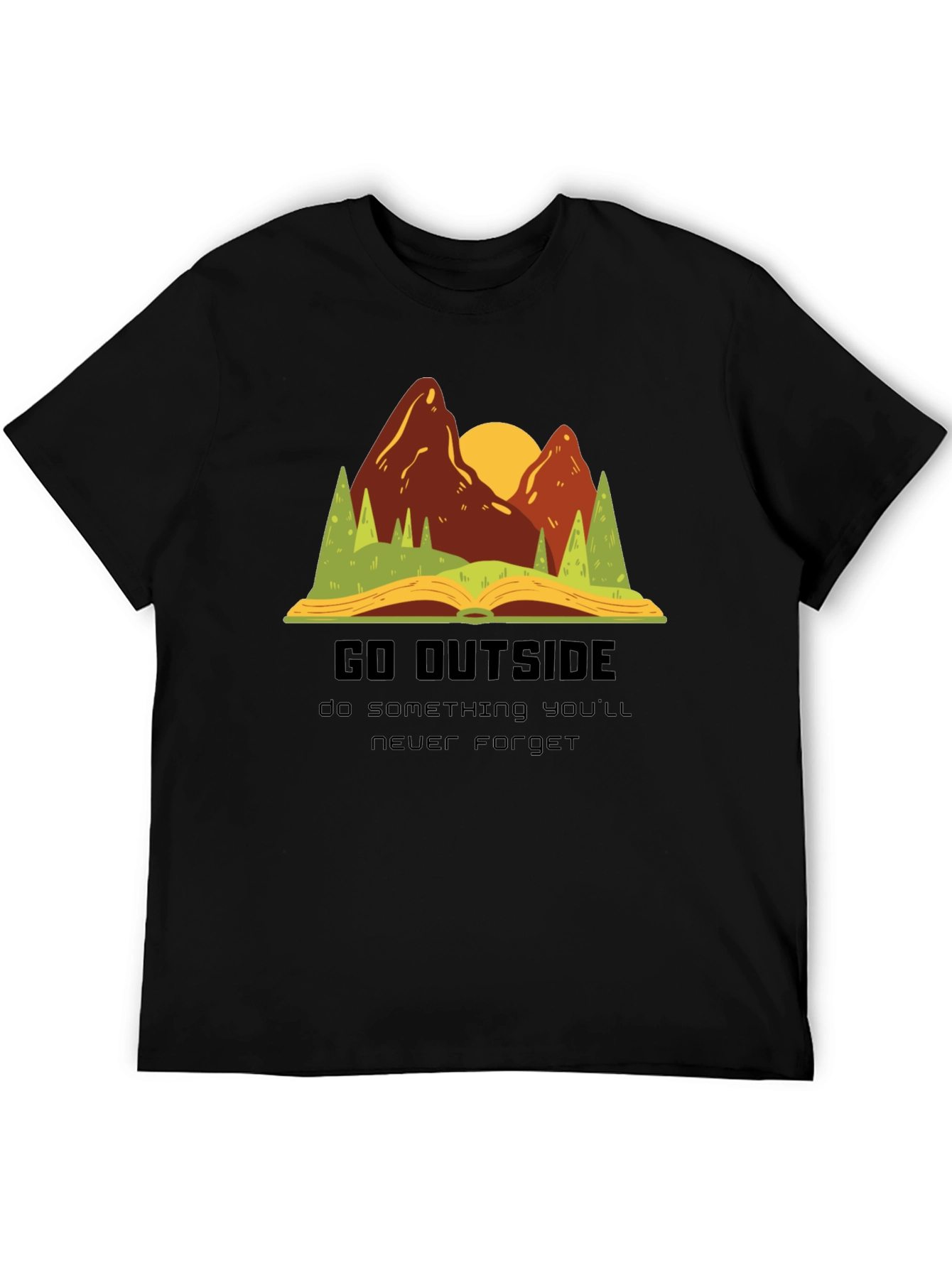 Go Outside T-Shirt - Nature Inspired Graphic Tee