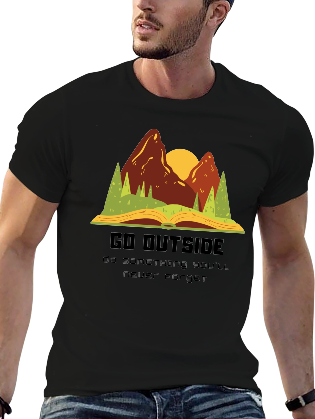 Go Outside T-Shirt - Nature Inspired Graphic Tee
