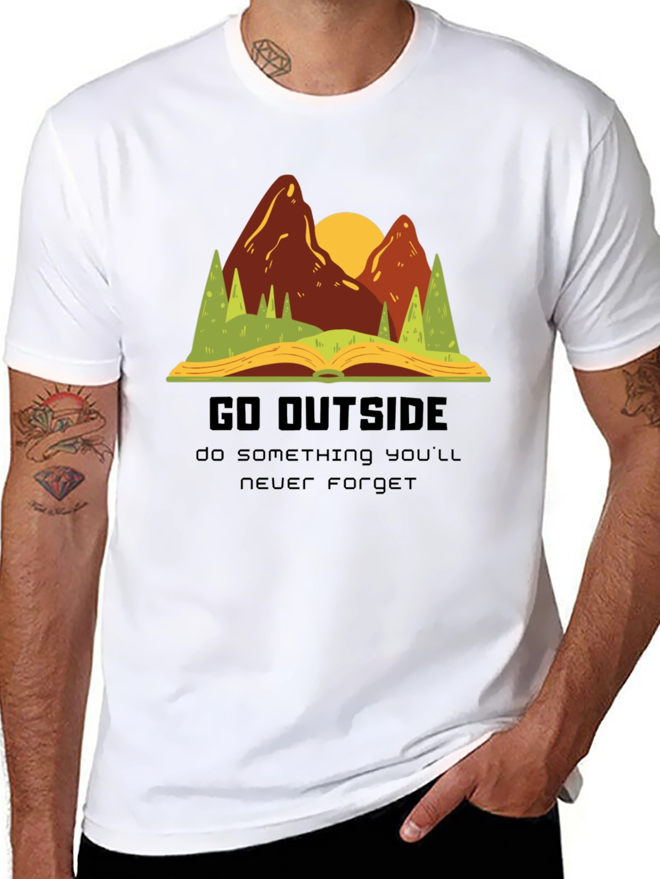Go Outside T-Shirt - Nature Inspired Graphic Tee