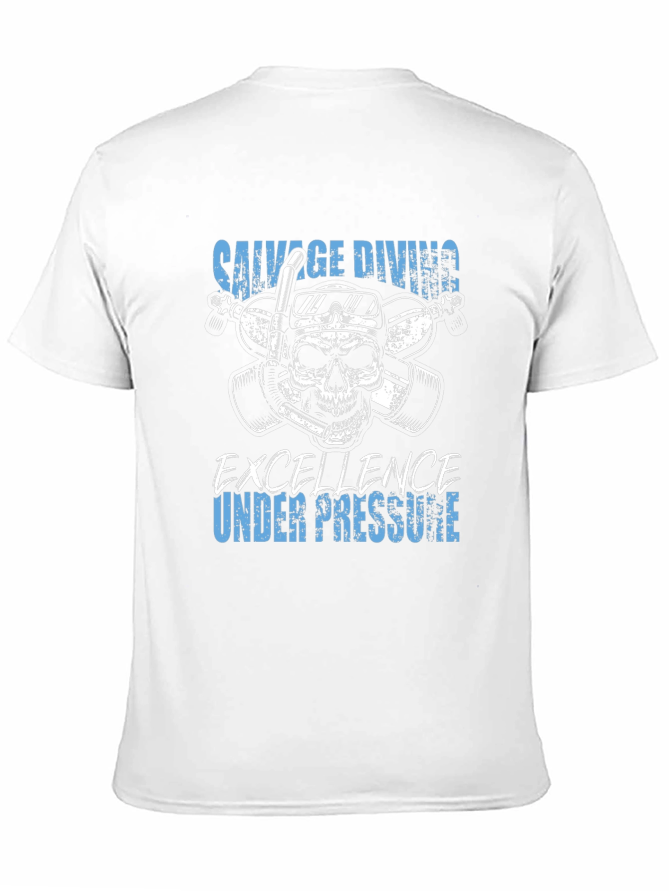 Savage Diving Skull T-Shirt - Excellence Under Pressure