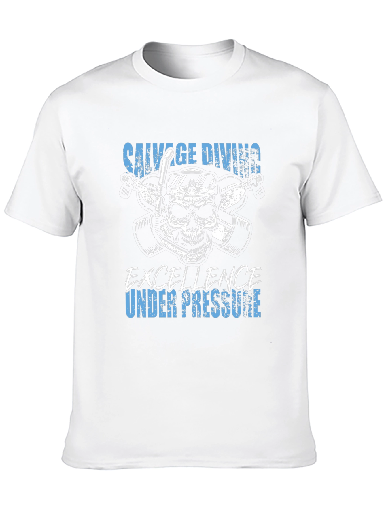 Savage Diving Skull T-Shirt - Excellence Under Pressure