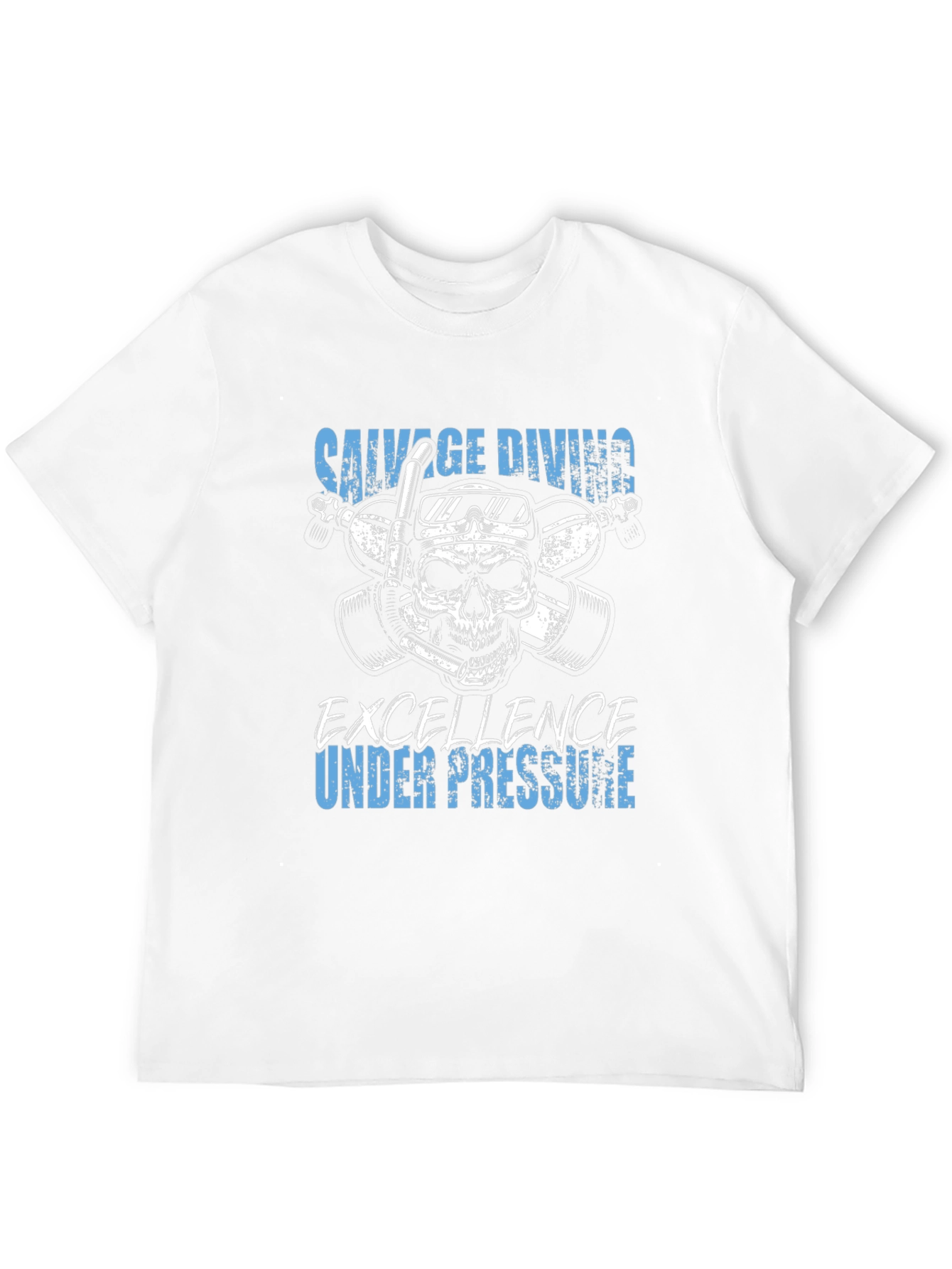Savage Diving Skull T-Shirt - Excellence Under Pressure