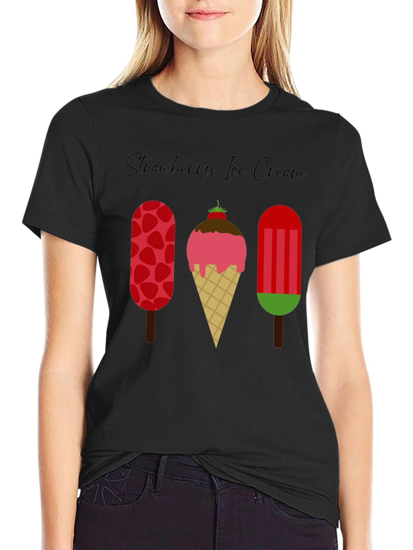 Strawberry Ice Cream T-Shirt