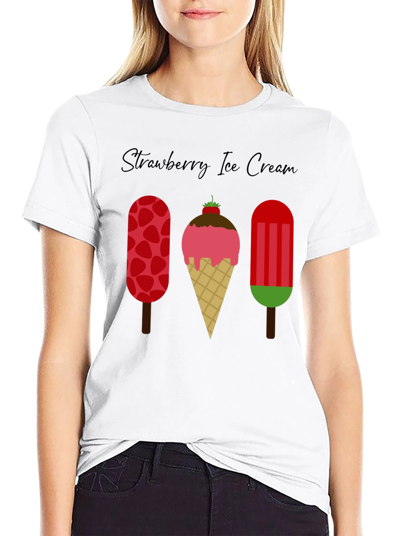Strawberry Ice Cream T-Shirt