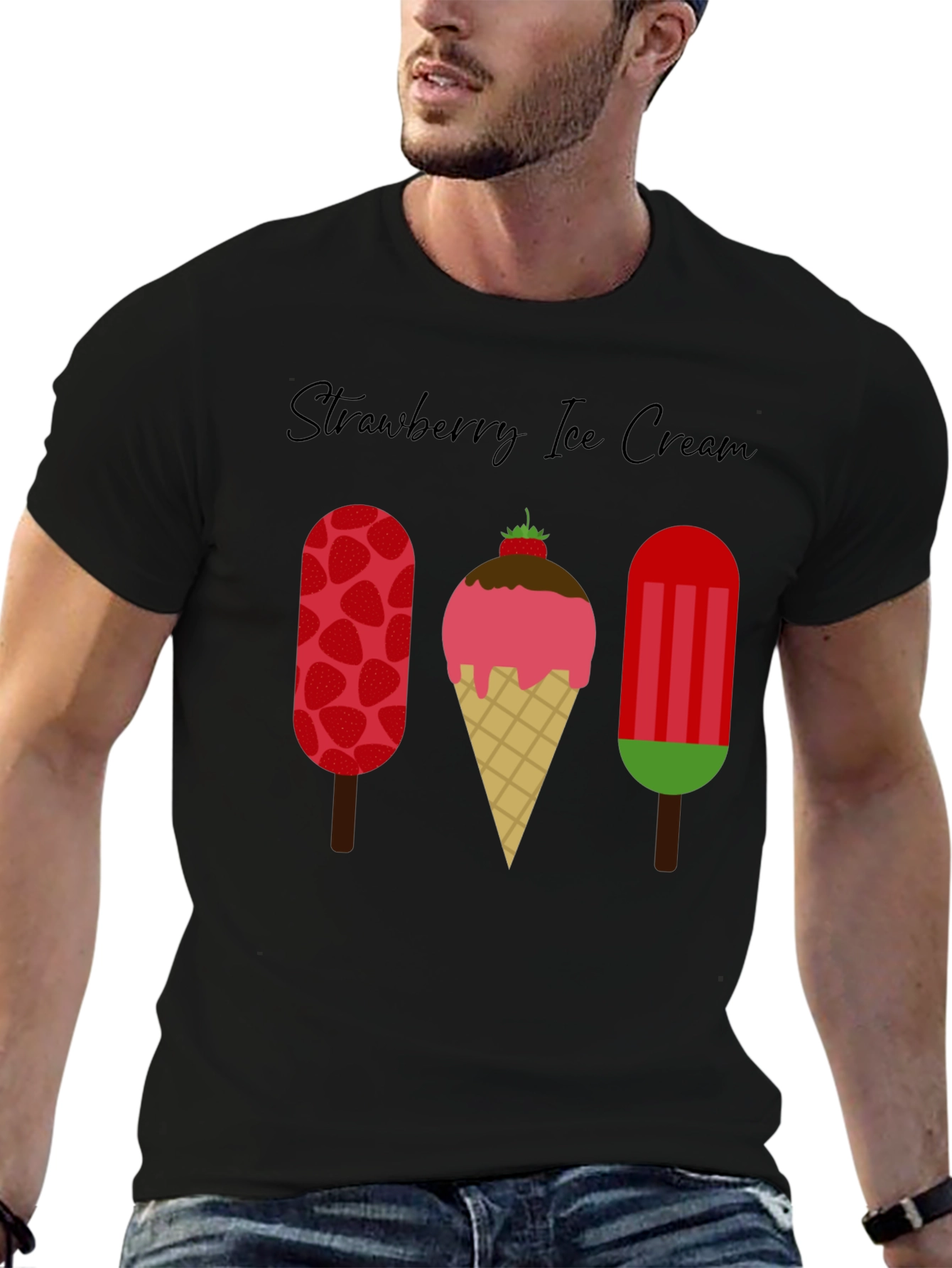 Strawberry Ice Cream T-Shirt