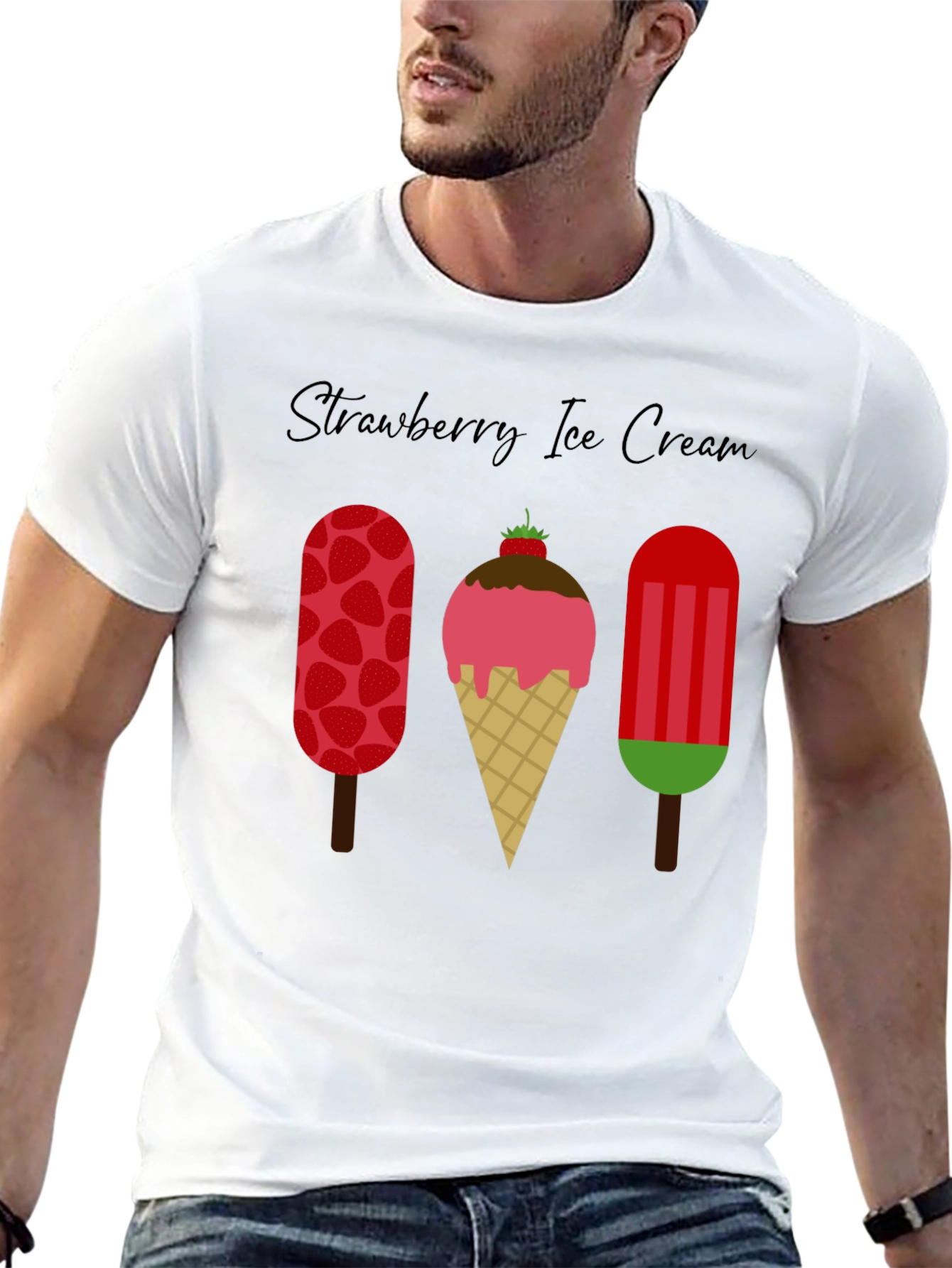 Strawberry Ice Cream T-Shirt