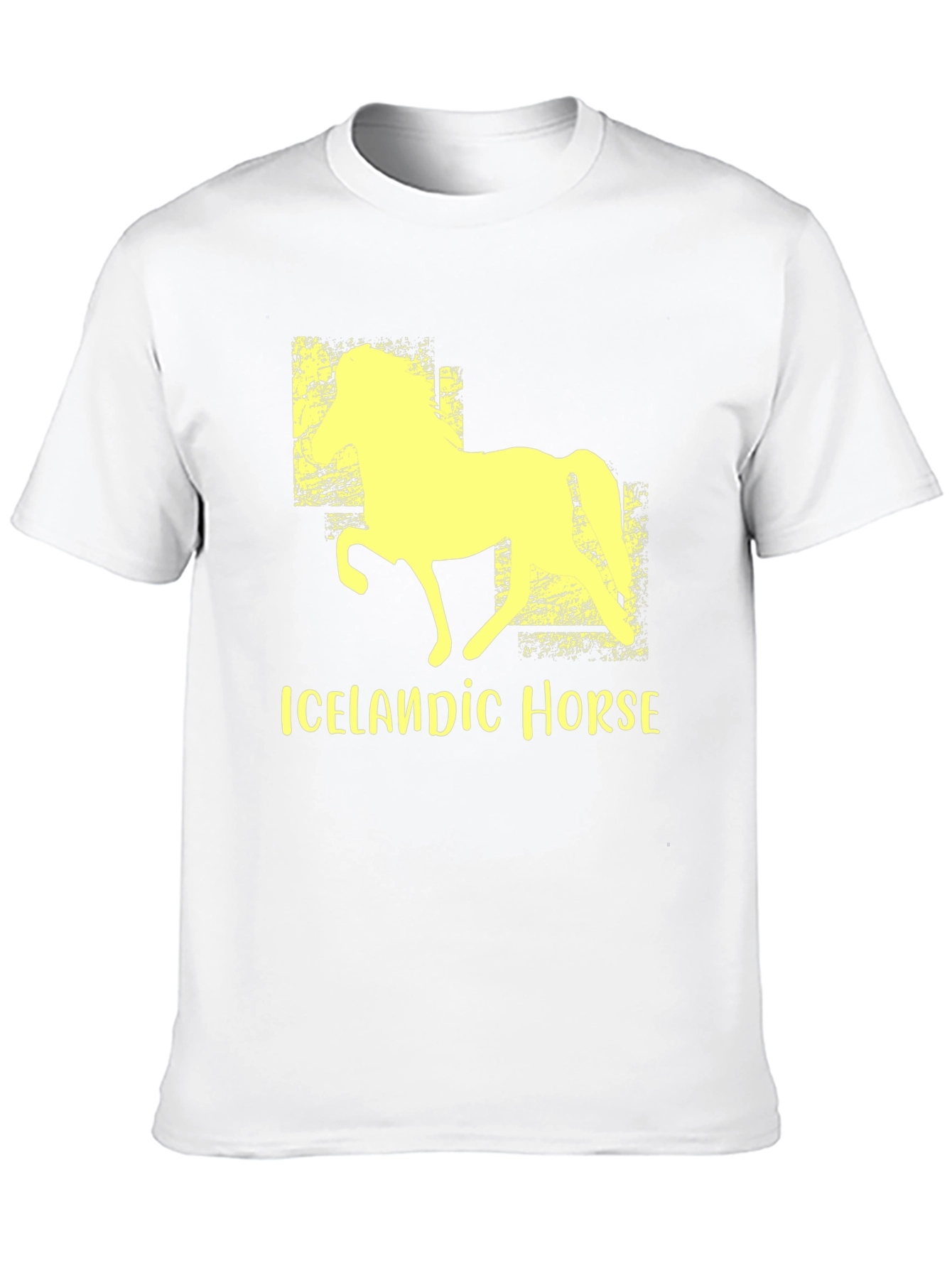 Icelandic Horse Graphic Tee - Black Unisex T-Shirt