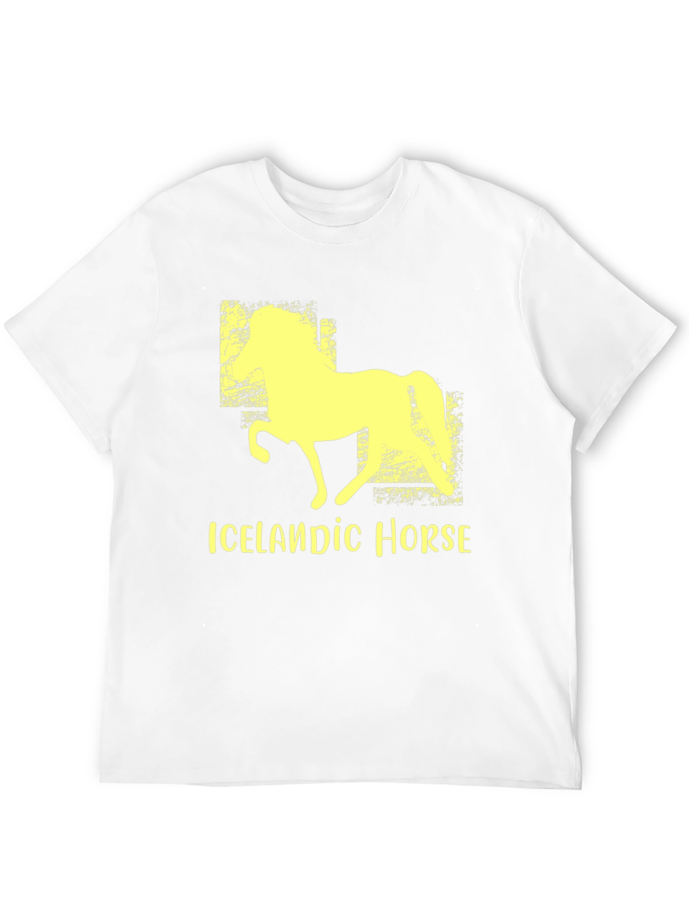 Icelandic Horse Graphic Tee - Black Unisex T-Shirt