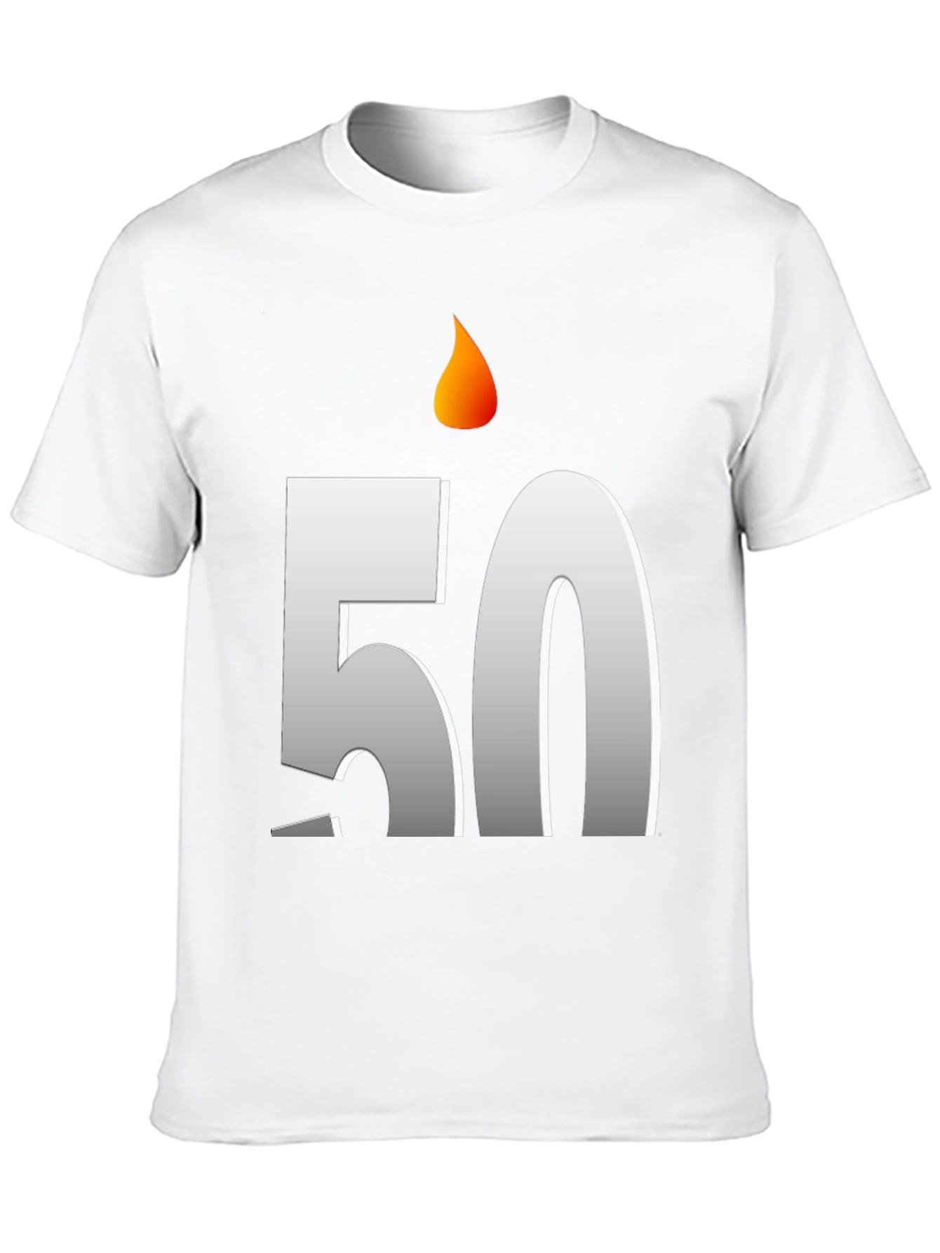 Birthday 50 Candle T-Shirt - Celebrate in Style!