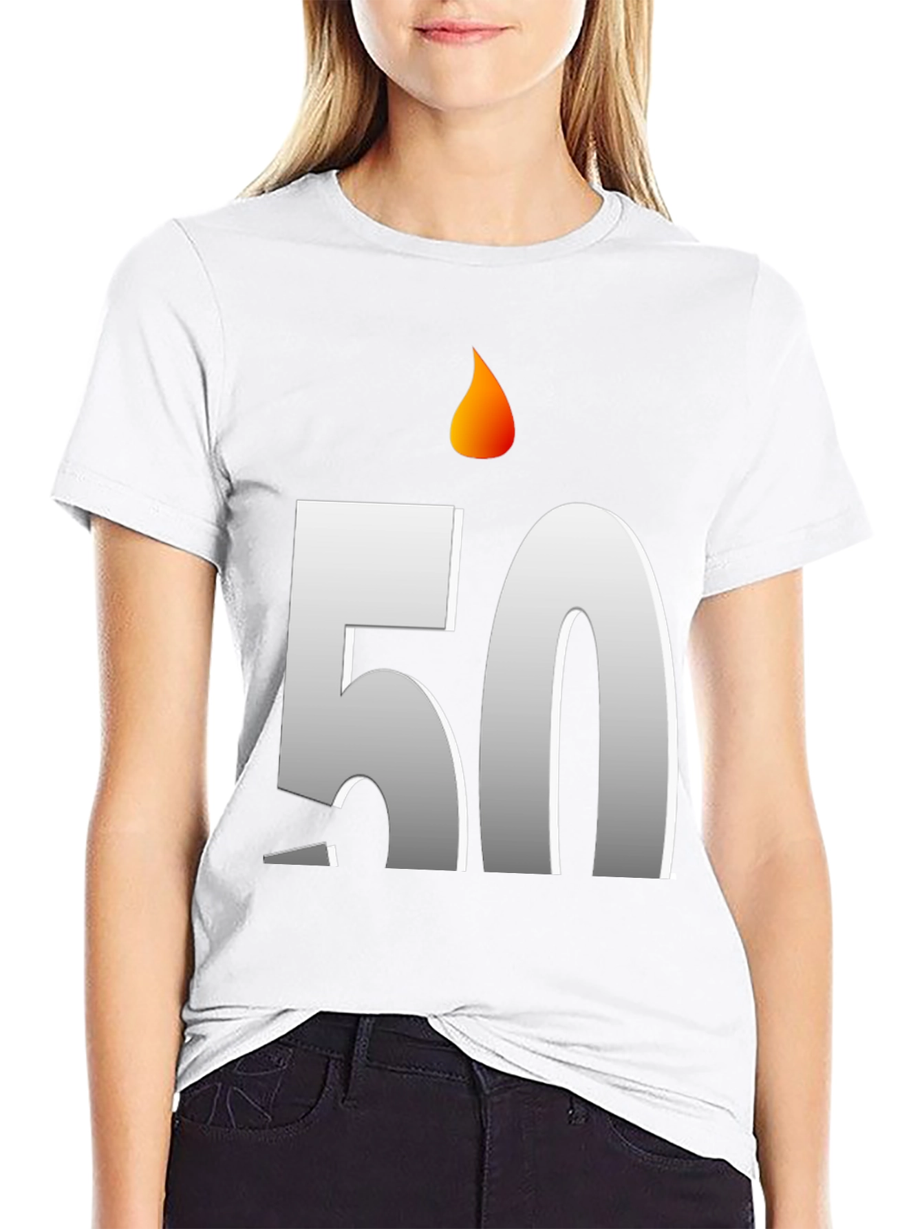 Birthday 50 Candle T-Shirt - Celebrate in Style!
