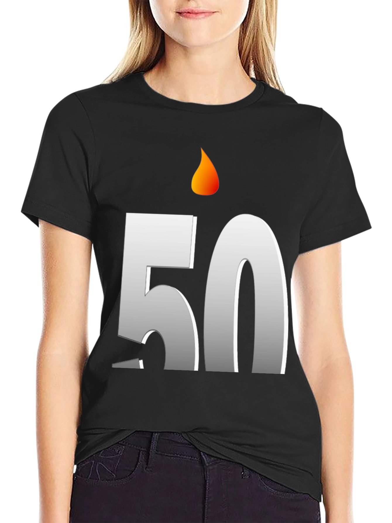 Birthday 50 Candle T-Shirt - Celebrate in Style!