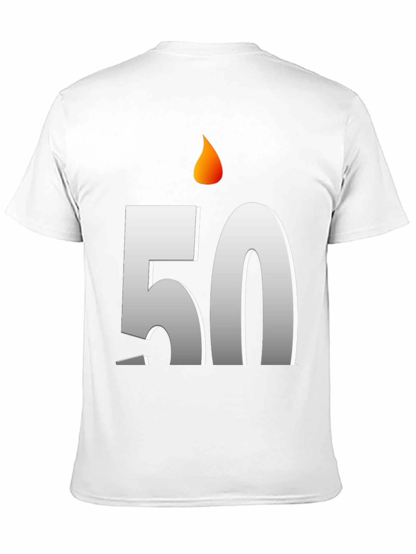 Birthday 50 Candle T-Shirt - Celebrate in Style!