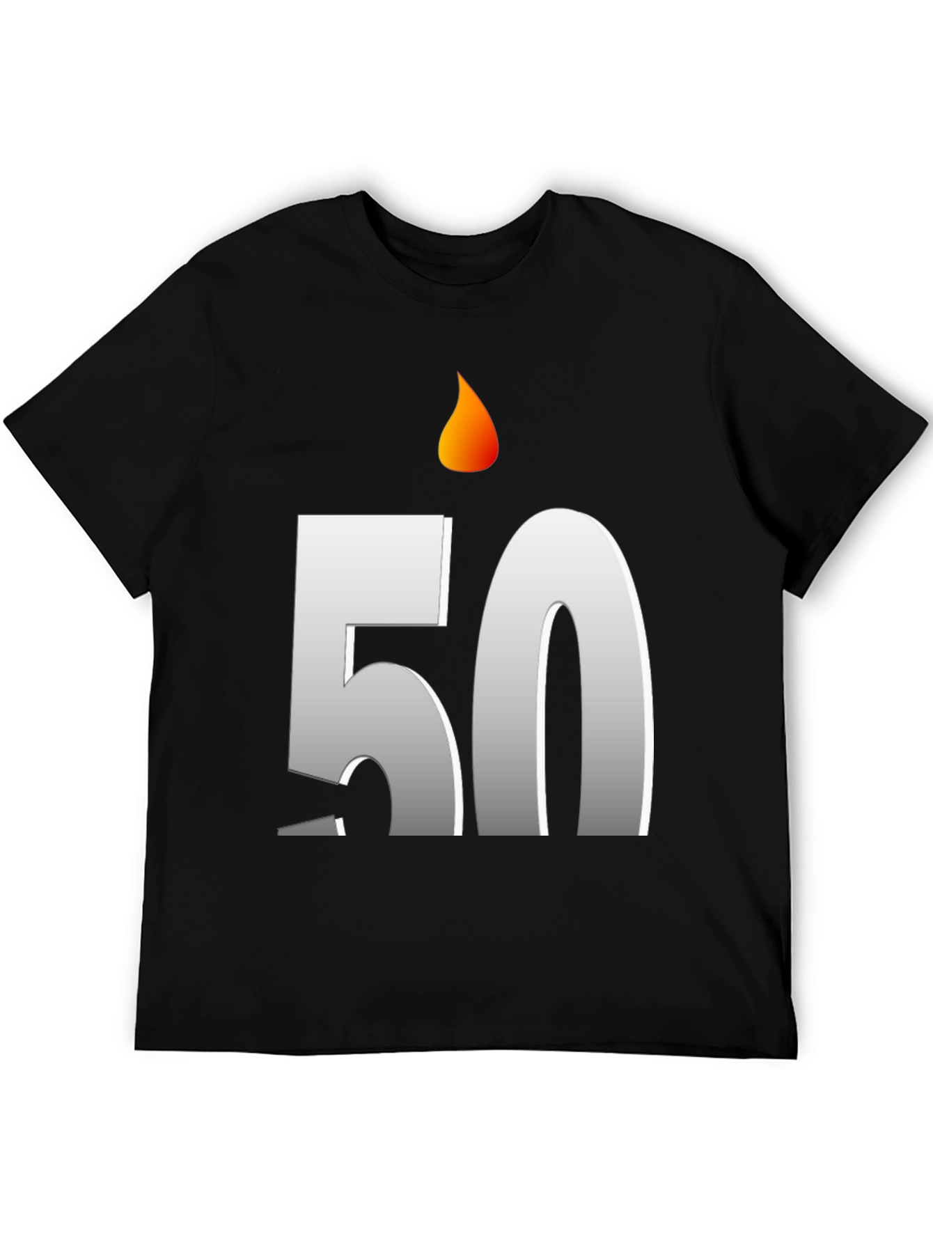 Birthday 50 Candle T-Shirt - Celebrate in Style!