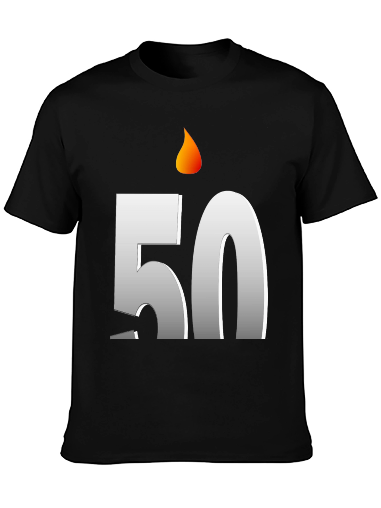 Birthday 50 Candle T-Shirt - Celebrate in Style!