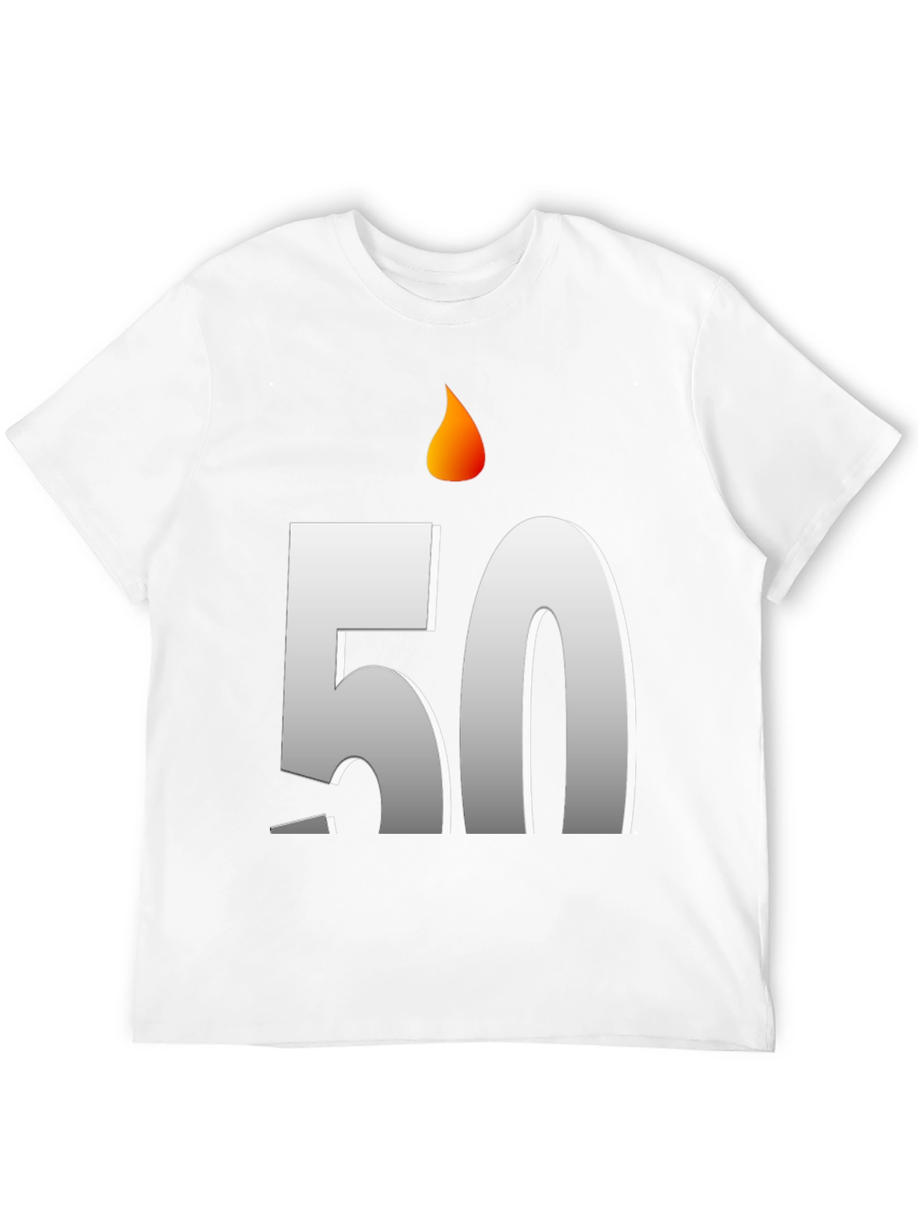 Birthday 50 Candle T-Shirt - Celebrate in Style!