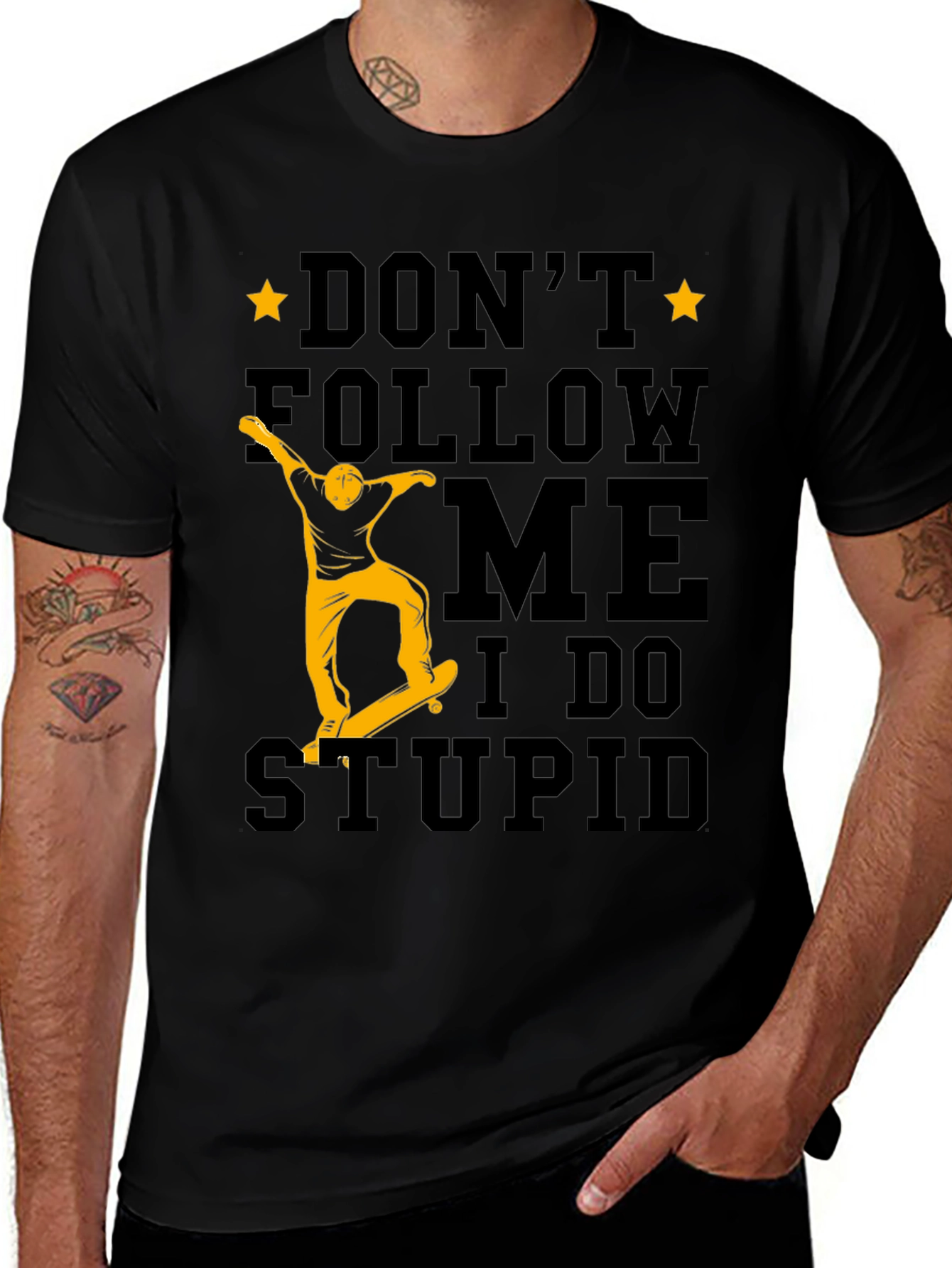 Dont Follow Me Skateboard Graphic Tee