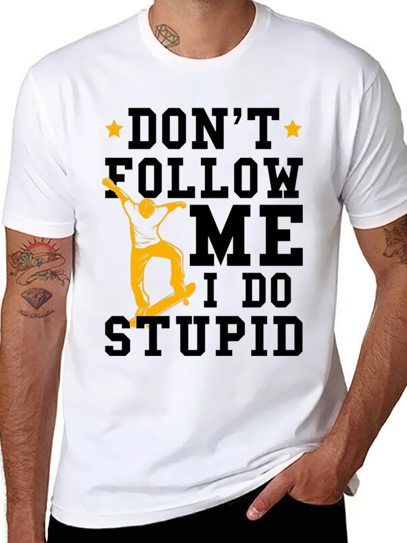 Dont Follow Me Skateboard Graphic Tee