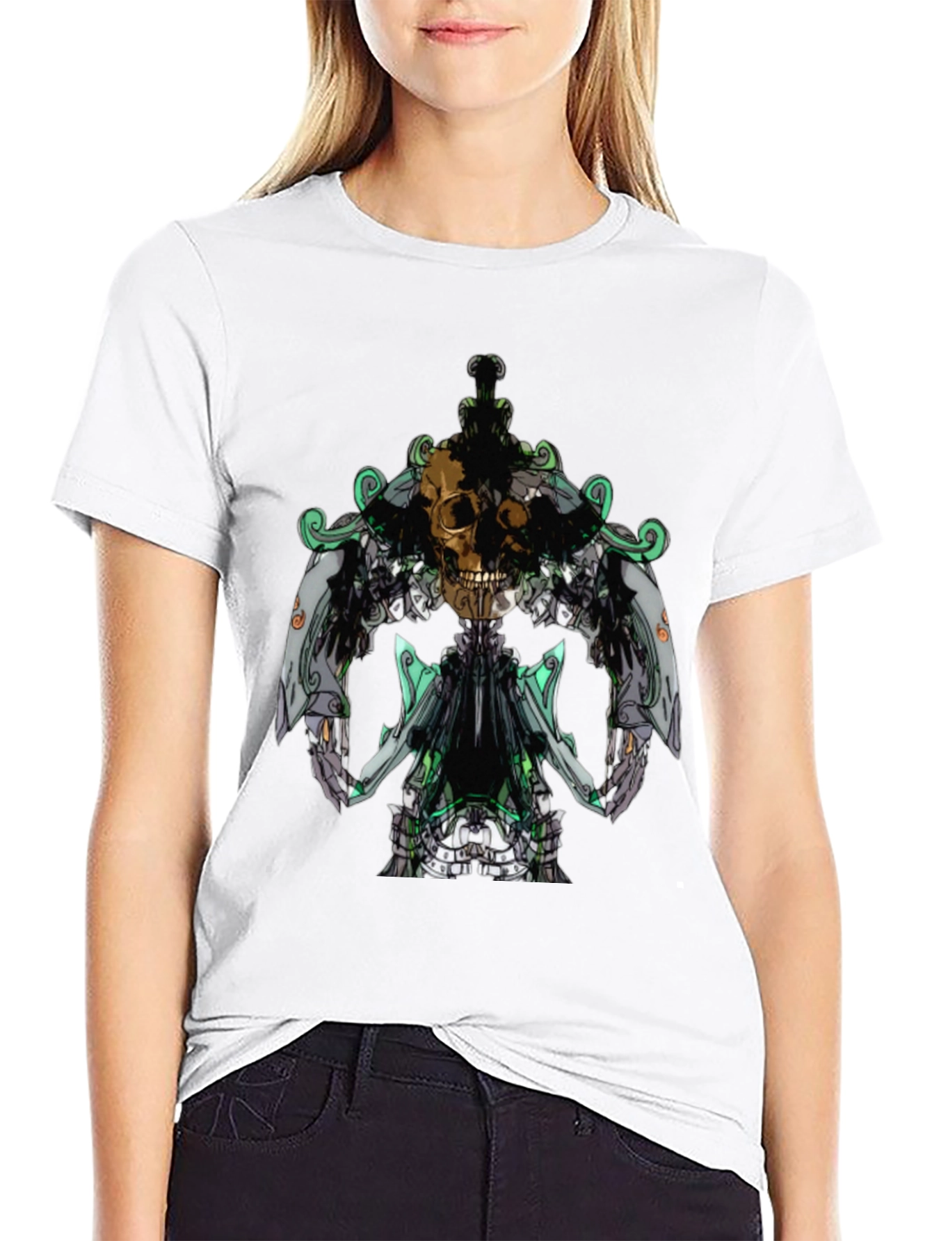 Skull Emblem Black T-Shirt