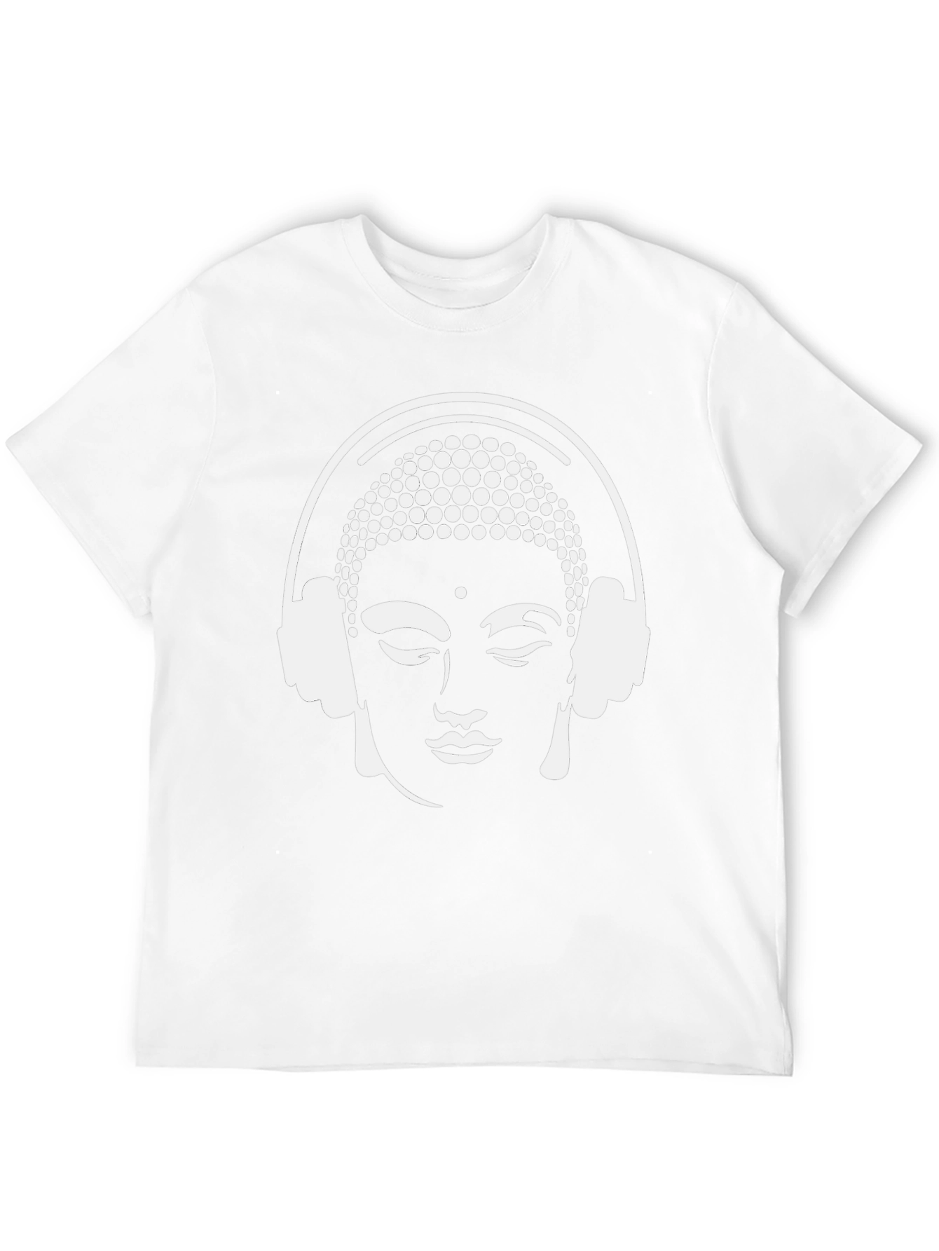 Buddha Headphones Graphic Tee - Black