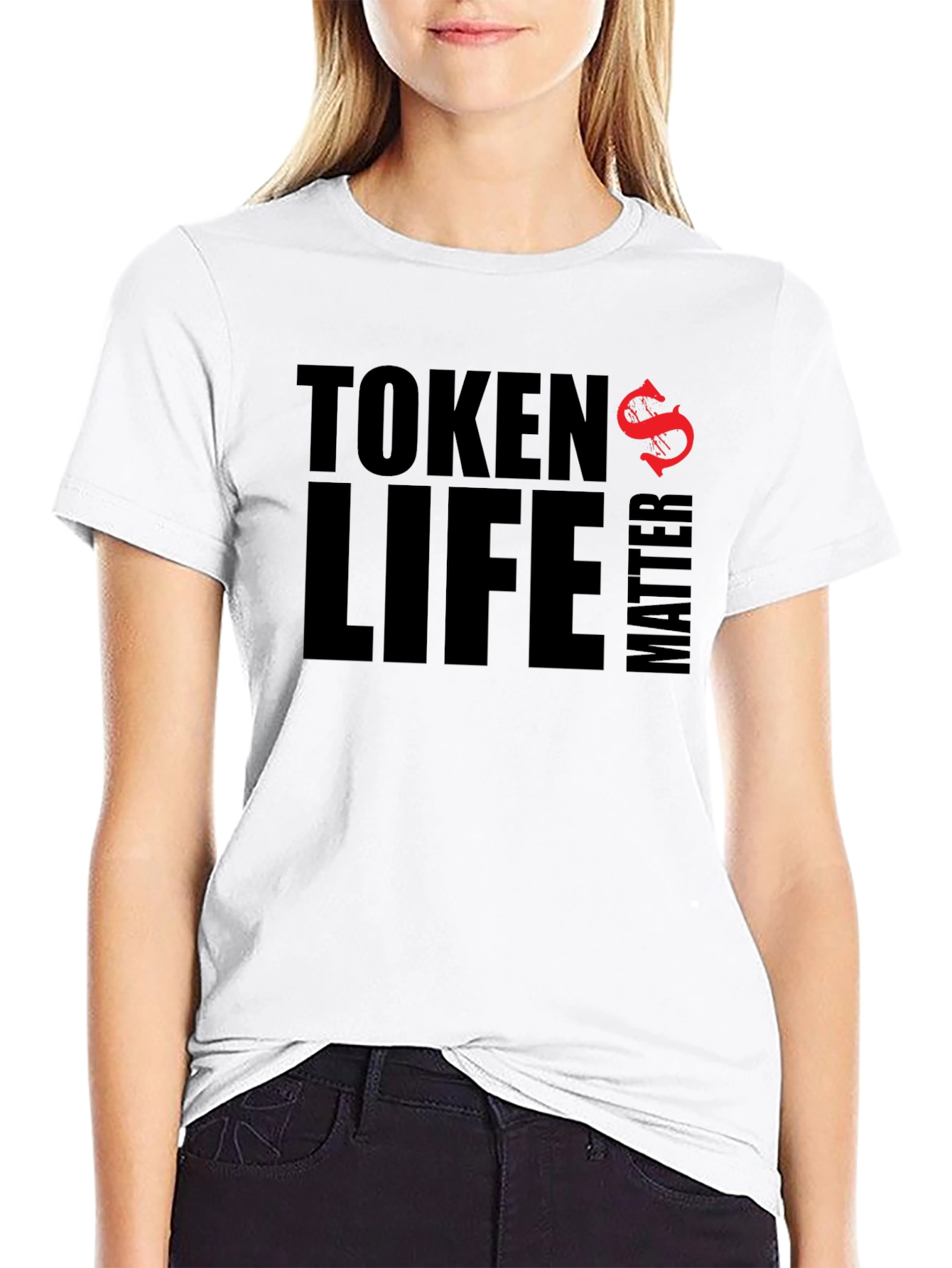 Token Life Matters Graphic Tee - Black