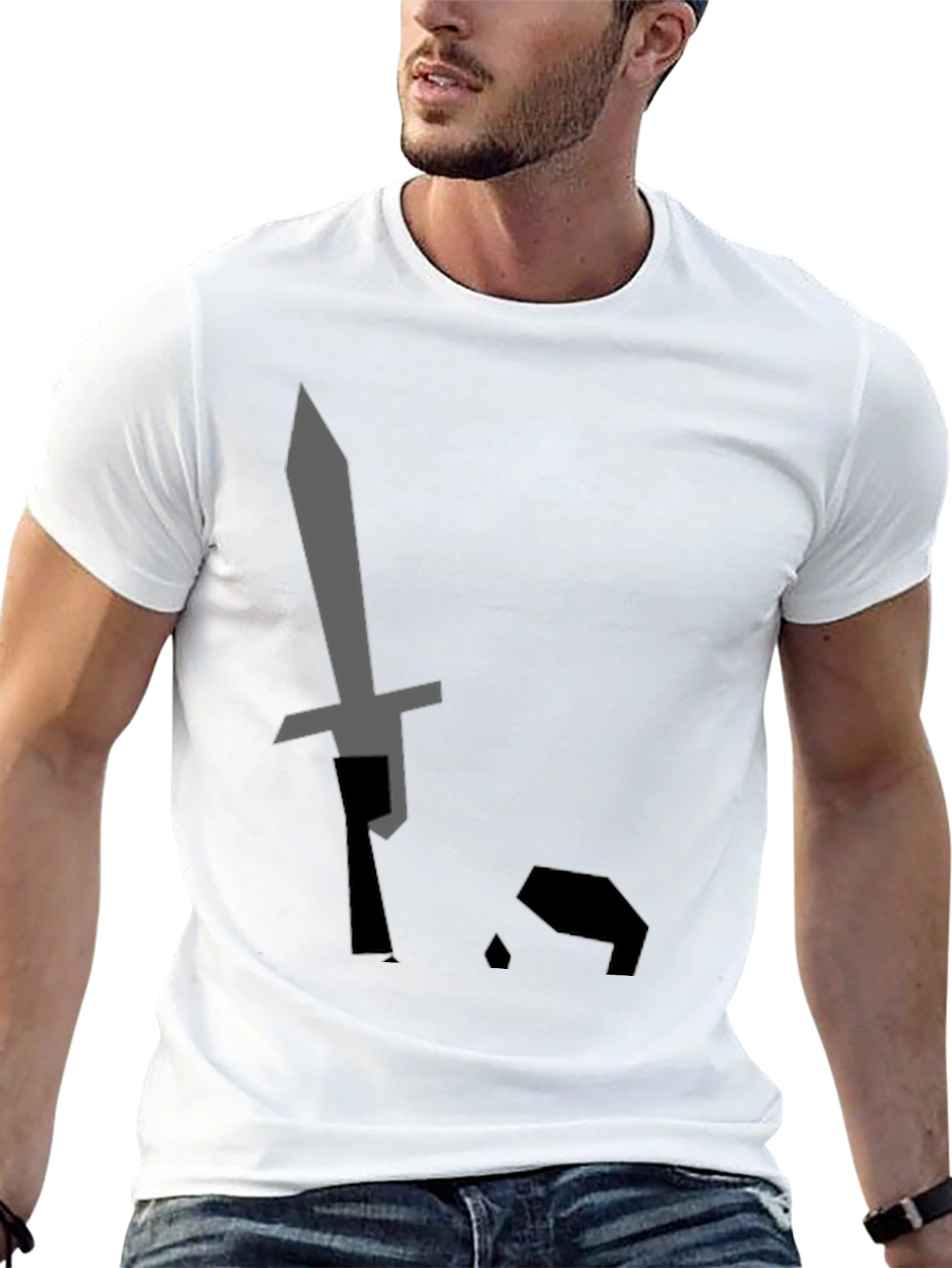 Sword Graphic Black T-Shirt