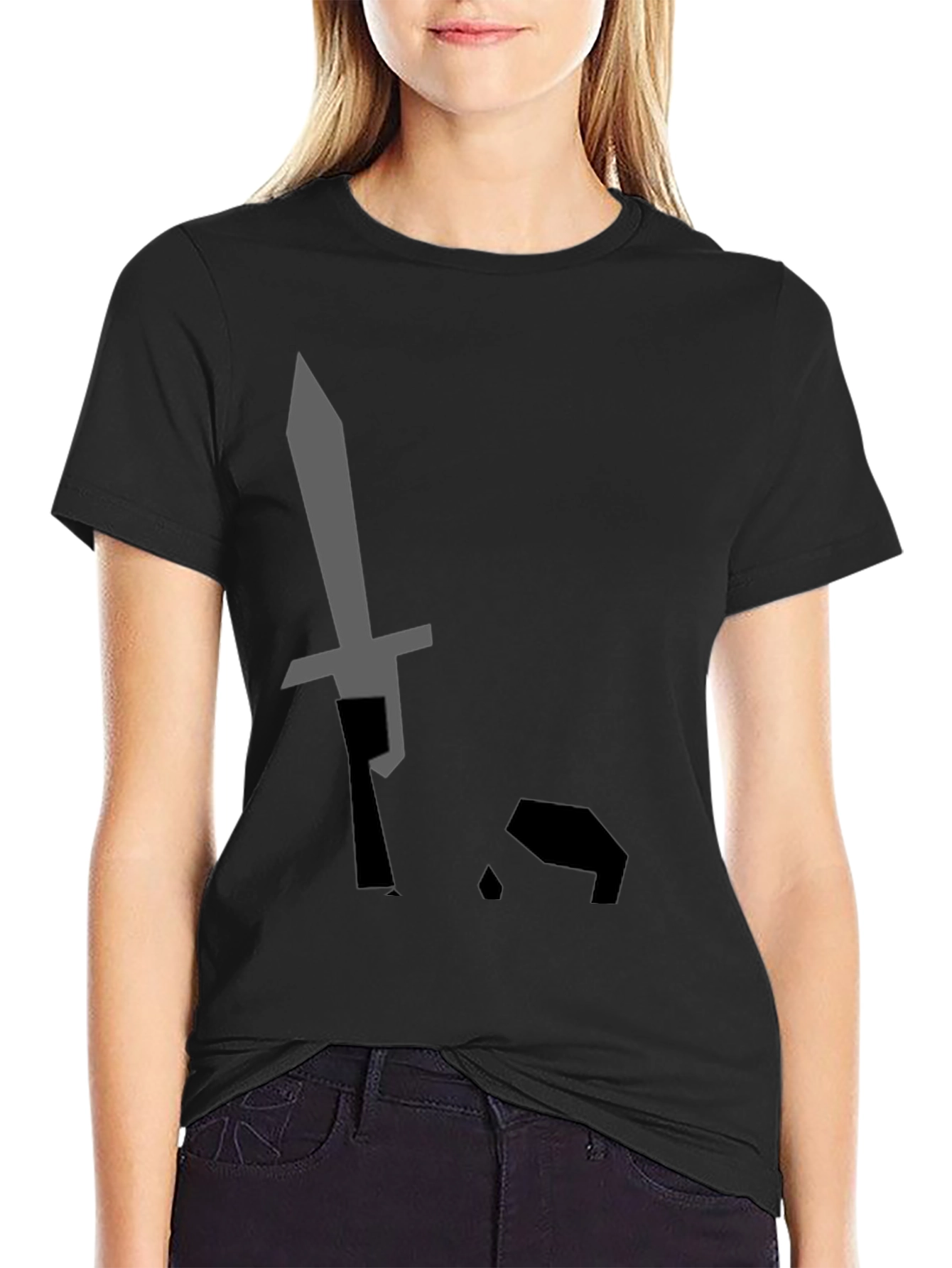 Sword Graphic Black T-Shirt