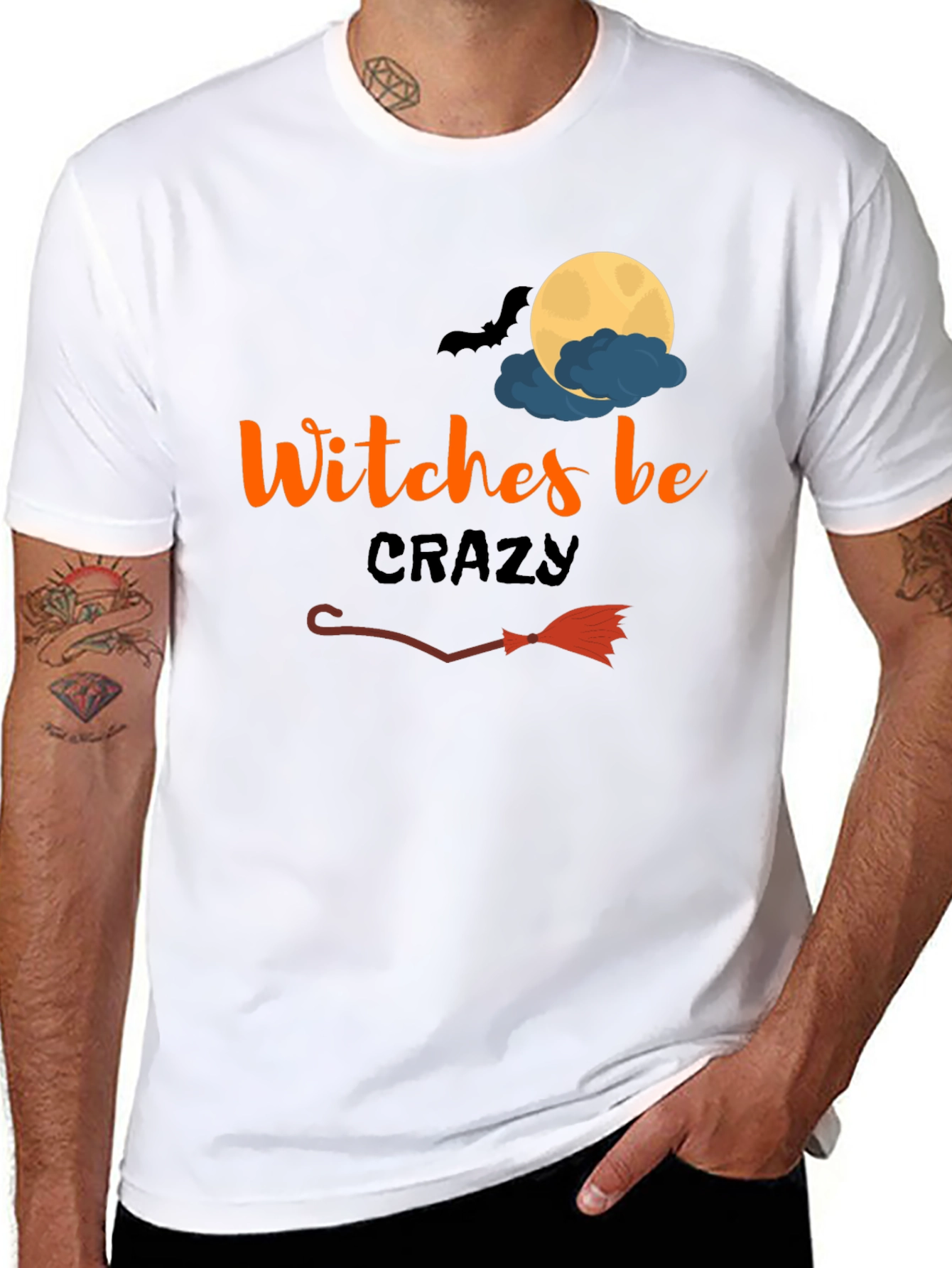 Witches Be Crazy Halloween Graphic Tee