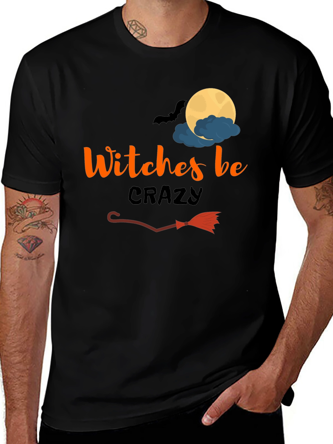 Witches Be Crazy Halloween Graphic Tee