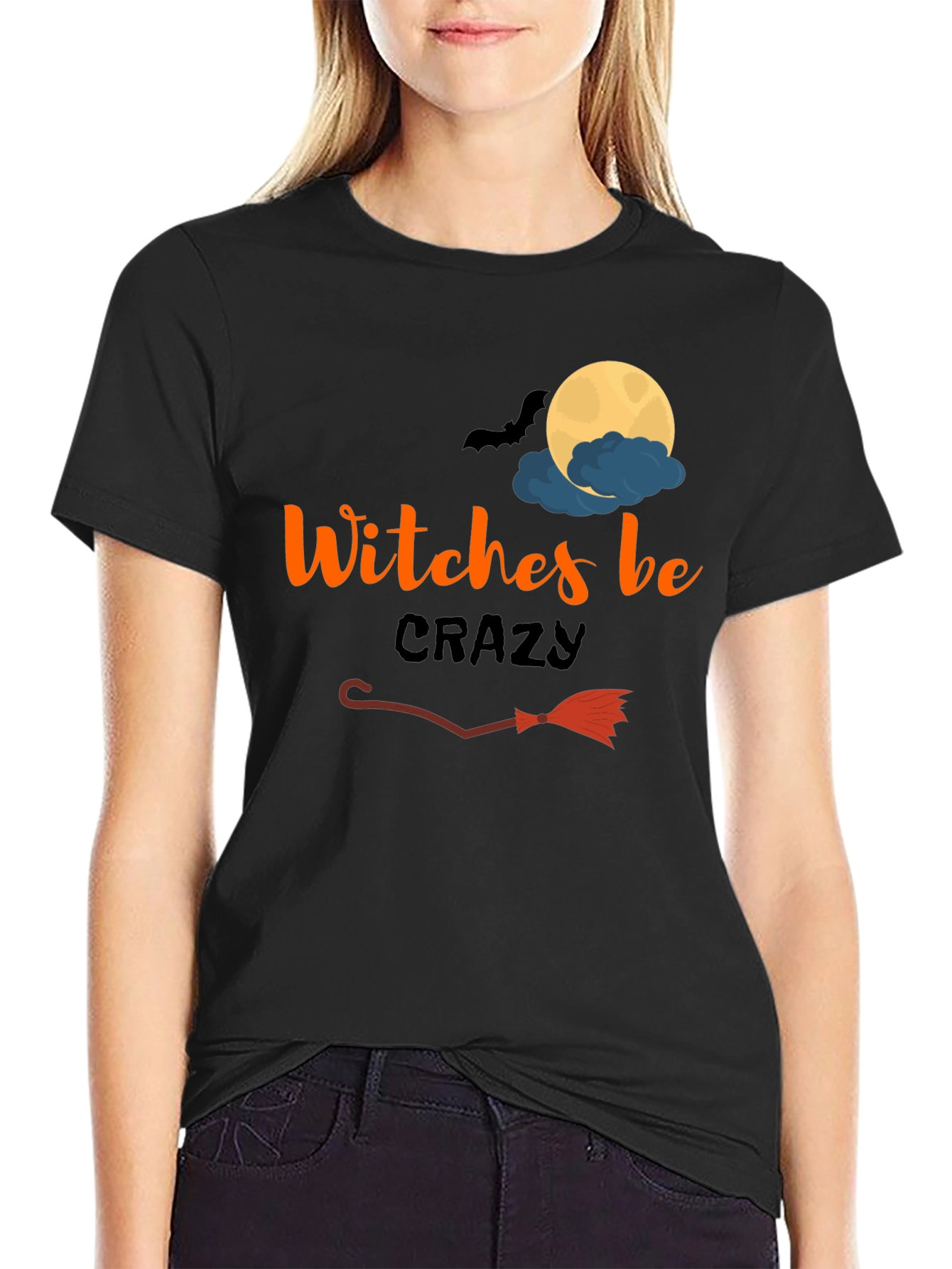 Witches Be Crazy Halloween Graphic Tee